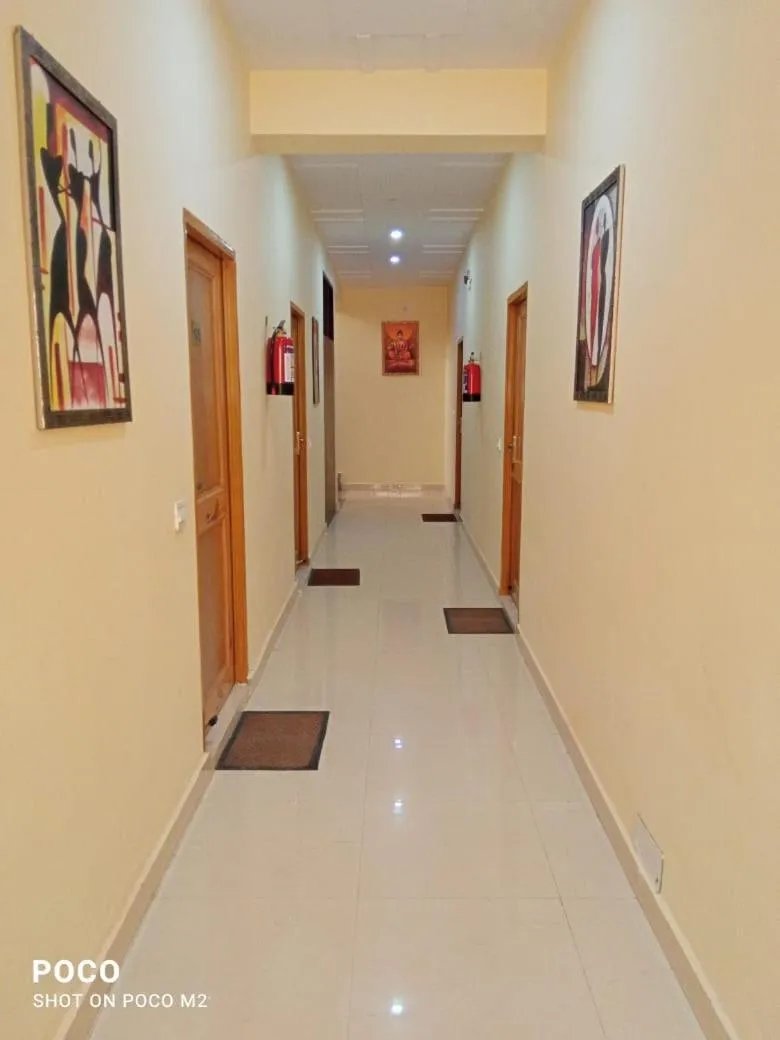Lobby or reception in Hotel Krishna Rishikesh