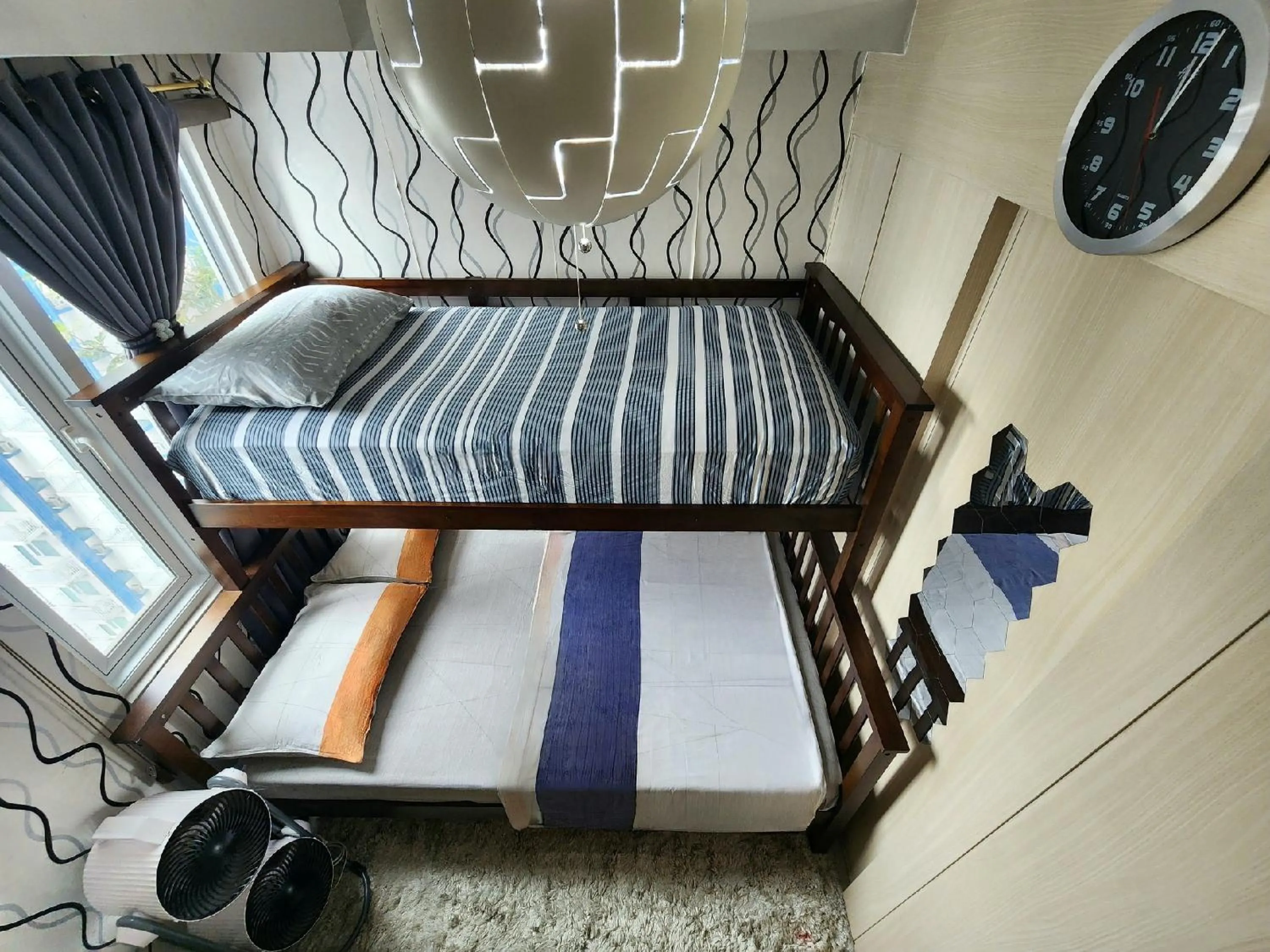 Bed in Elegant Studio at Grass Residences 1-5 persons only, Quezon City