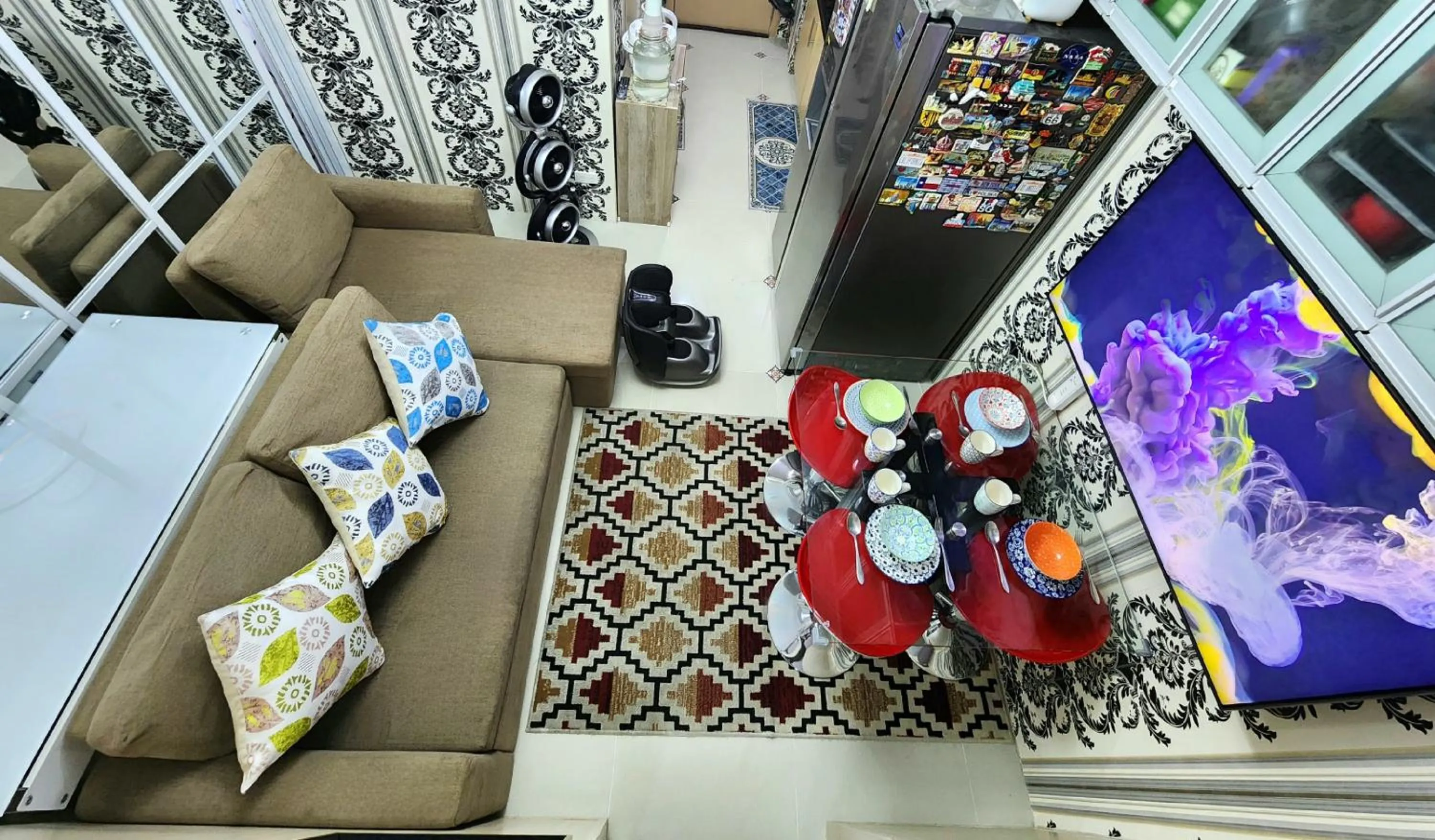 TV and multimedia in Elegant Studio at Grass Residences 1-5 persons only, Quezon City