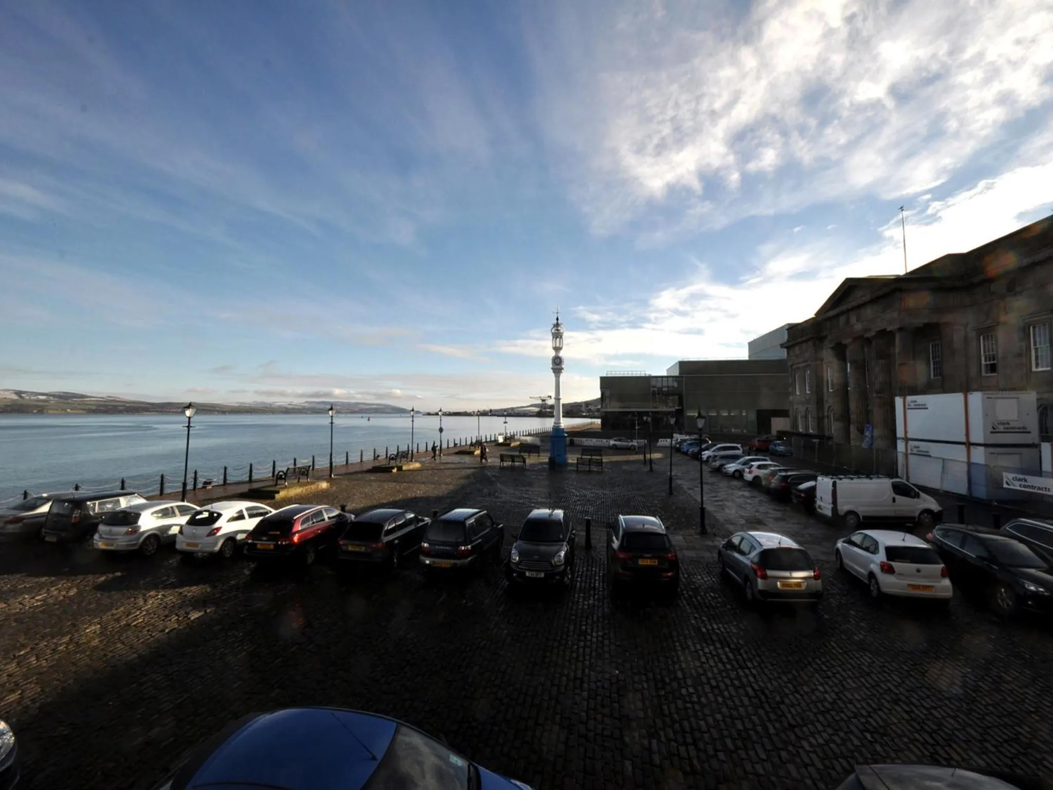 Bird's eye view in The Waterfront