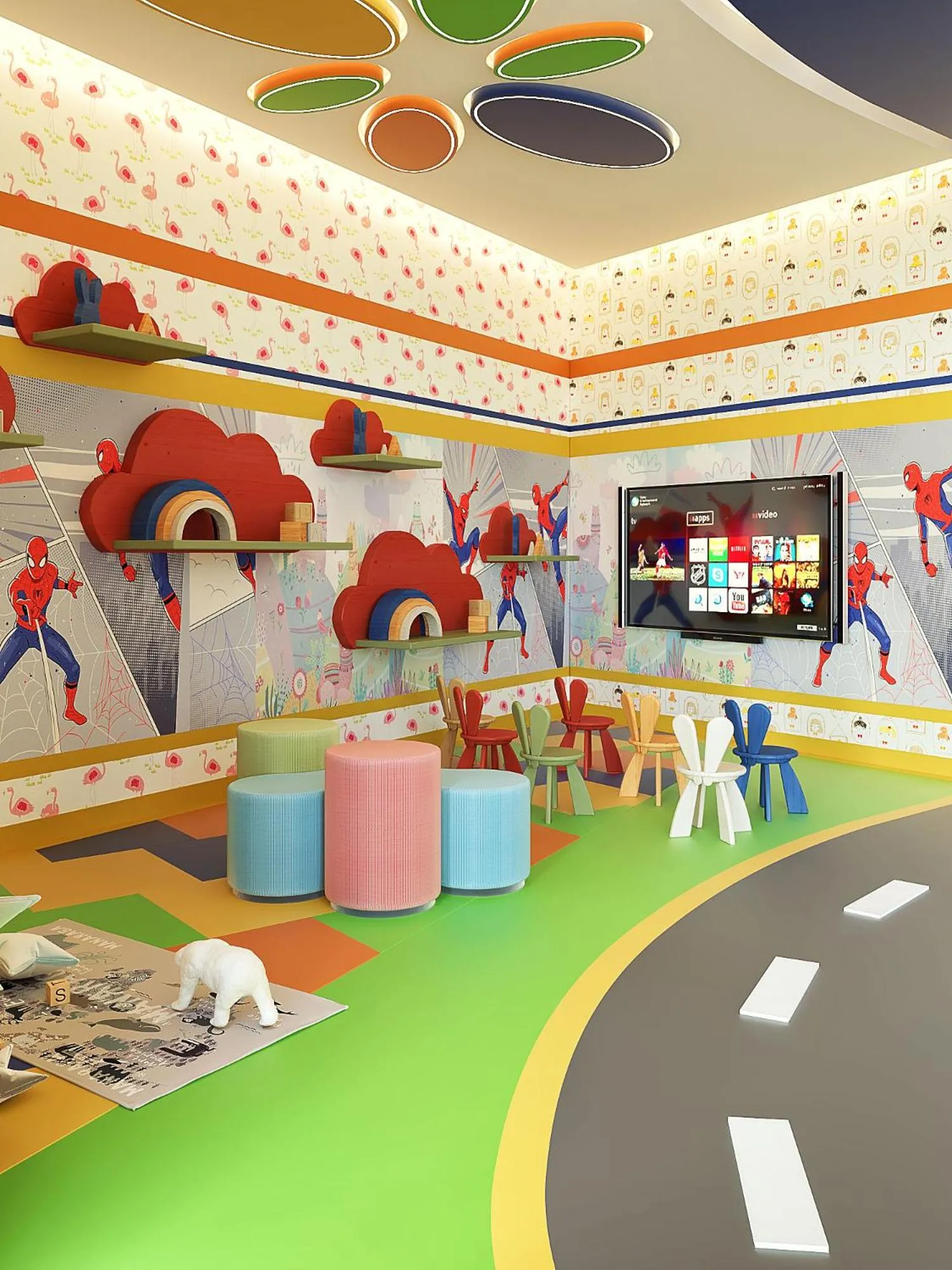 Kids's club in Royal M Al Aqah Beach Resort by Gewan