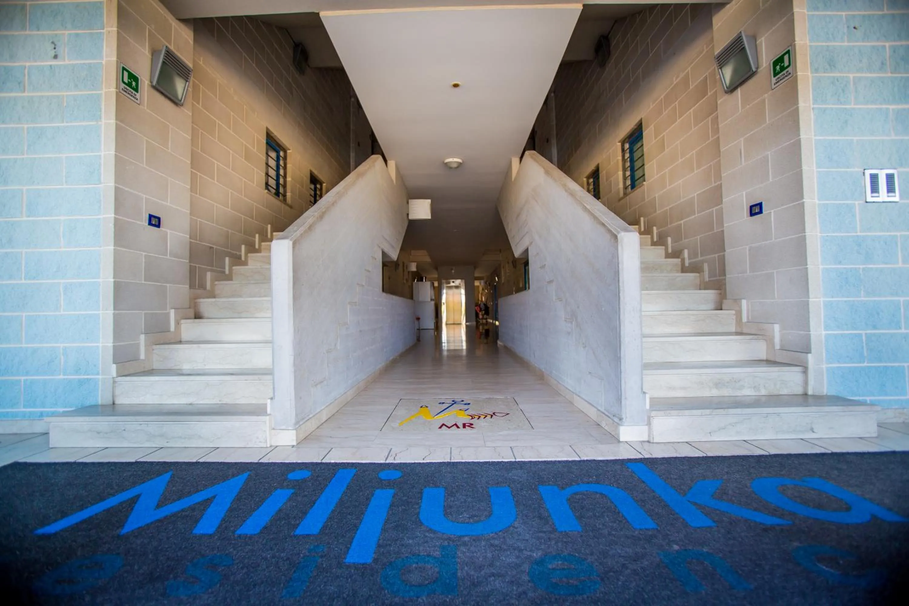 Text overlay in Residence Miljunka