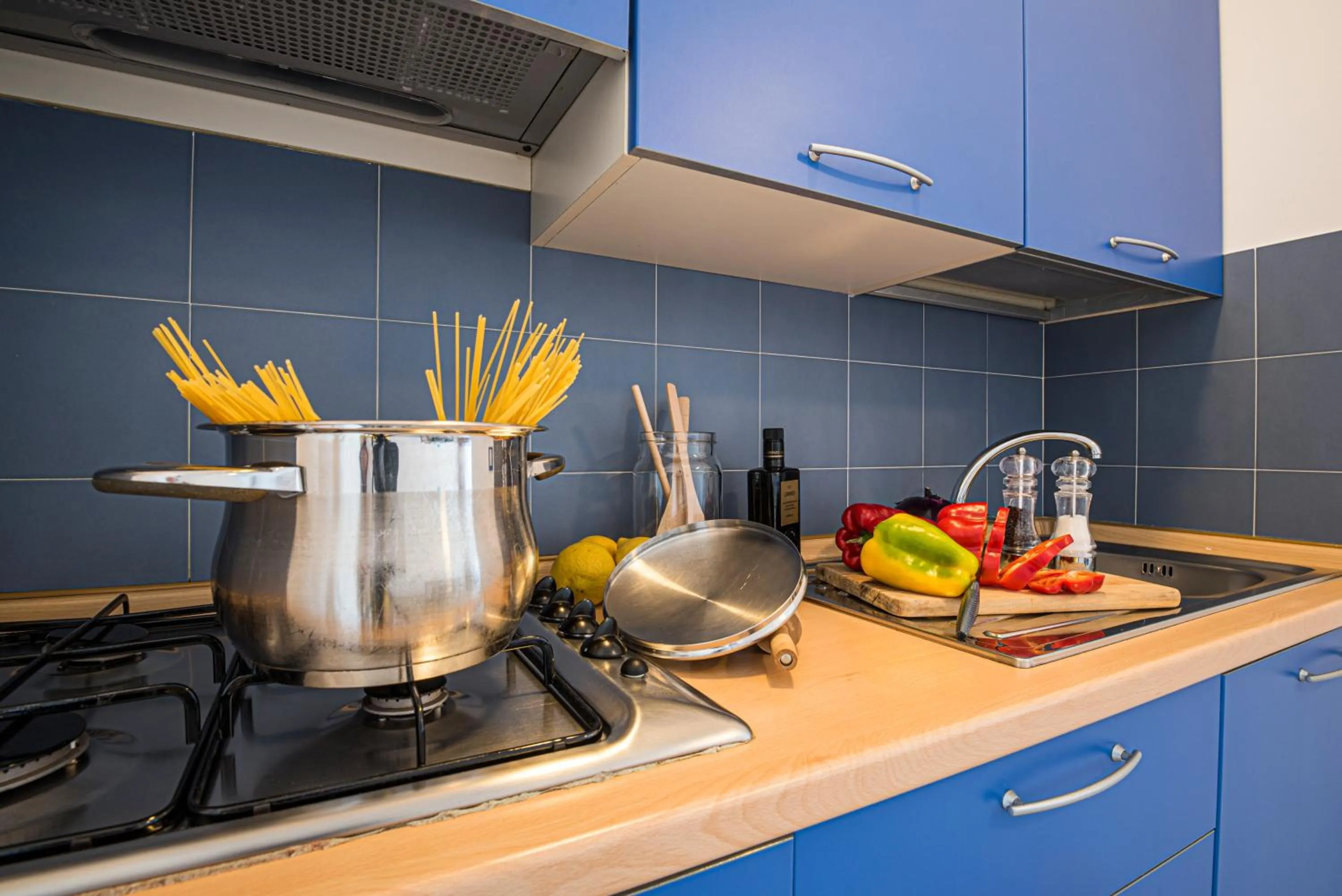 Kitchen or kitchenette in Residence Miljunka