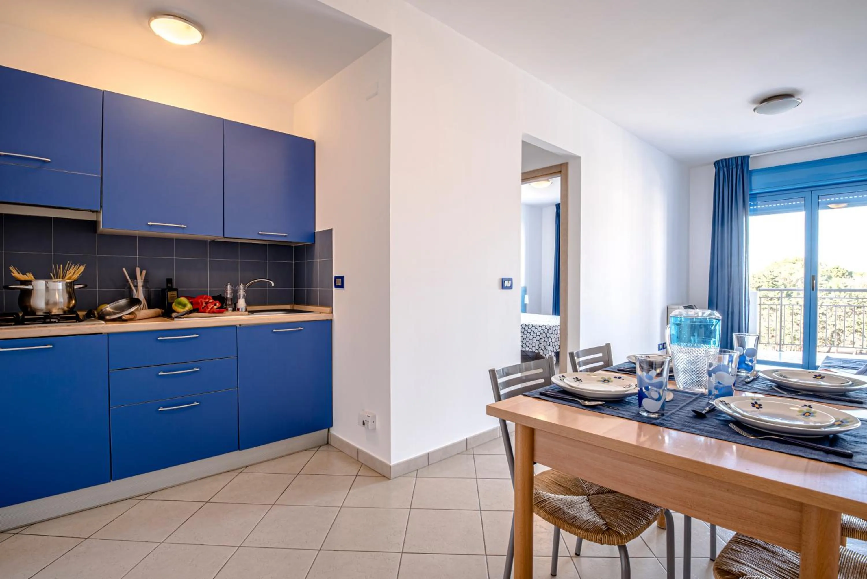 Kitchen or kitchenette in Residence Miljunka