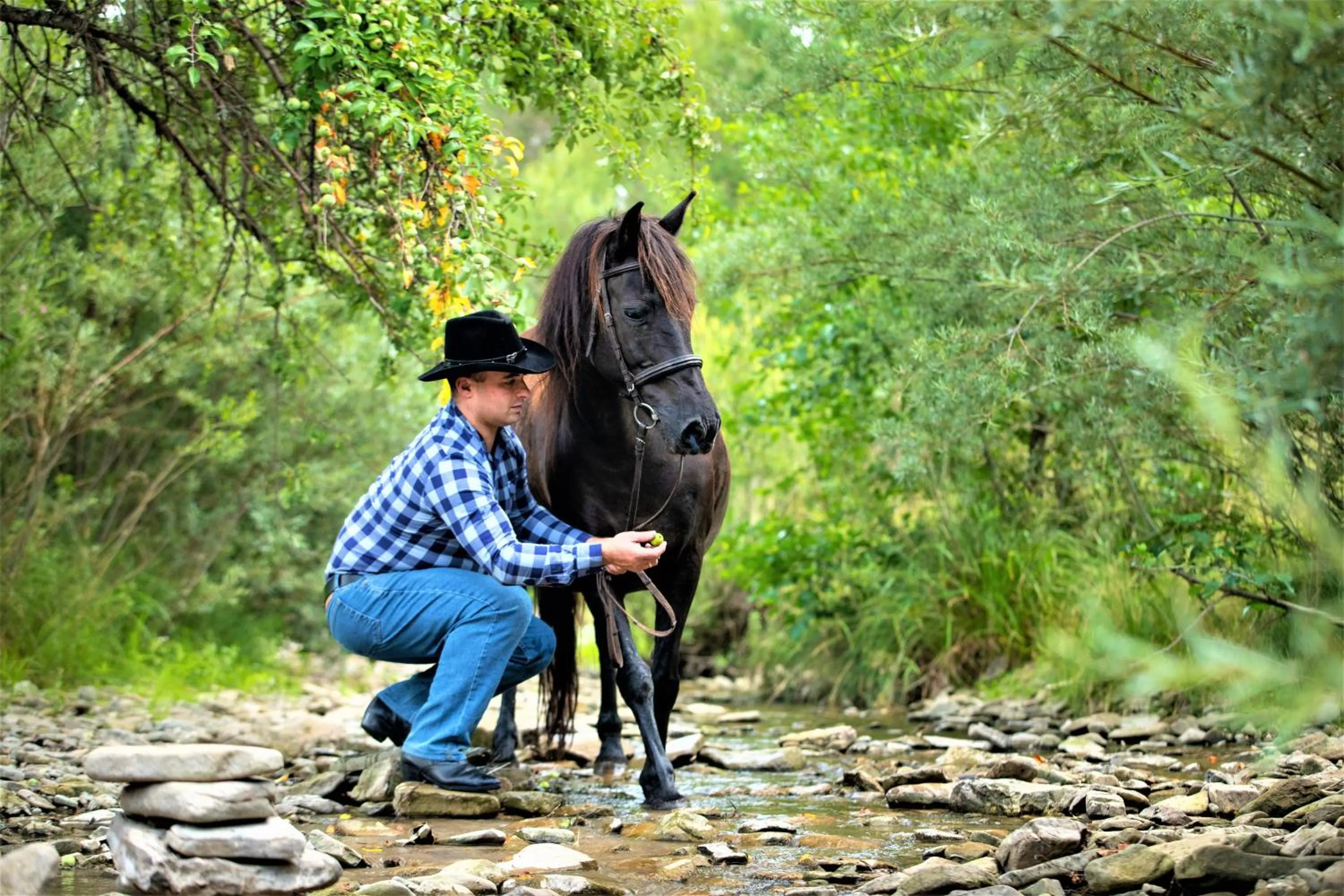 Natural landscape in Końska Dolina