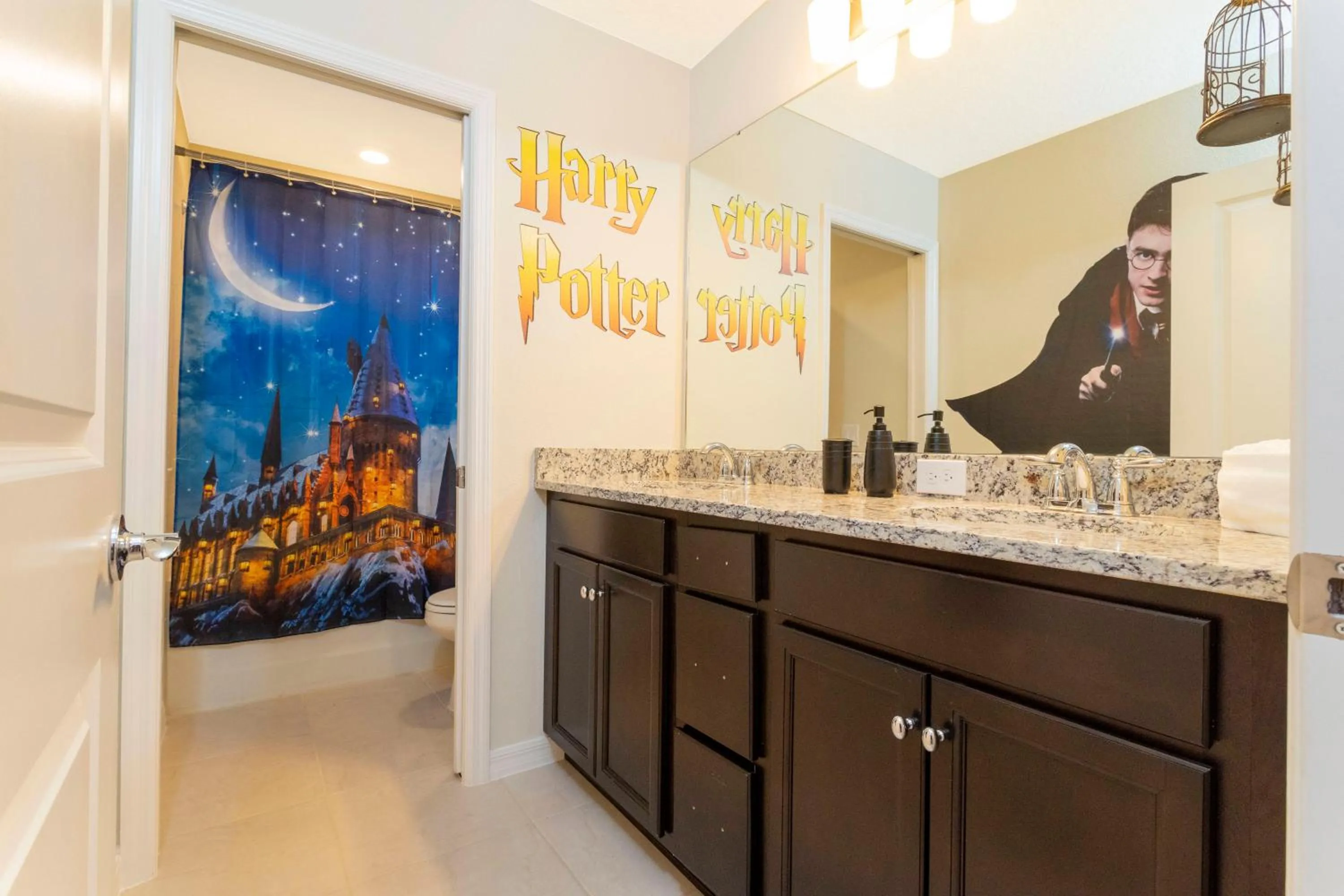 Bathroom in 7-bed w Pool, Game Room and Free Resort Access