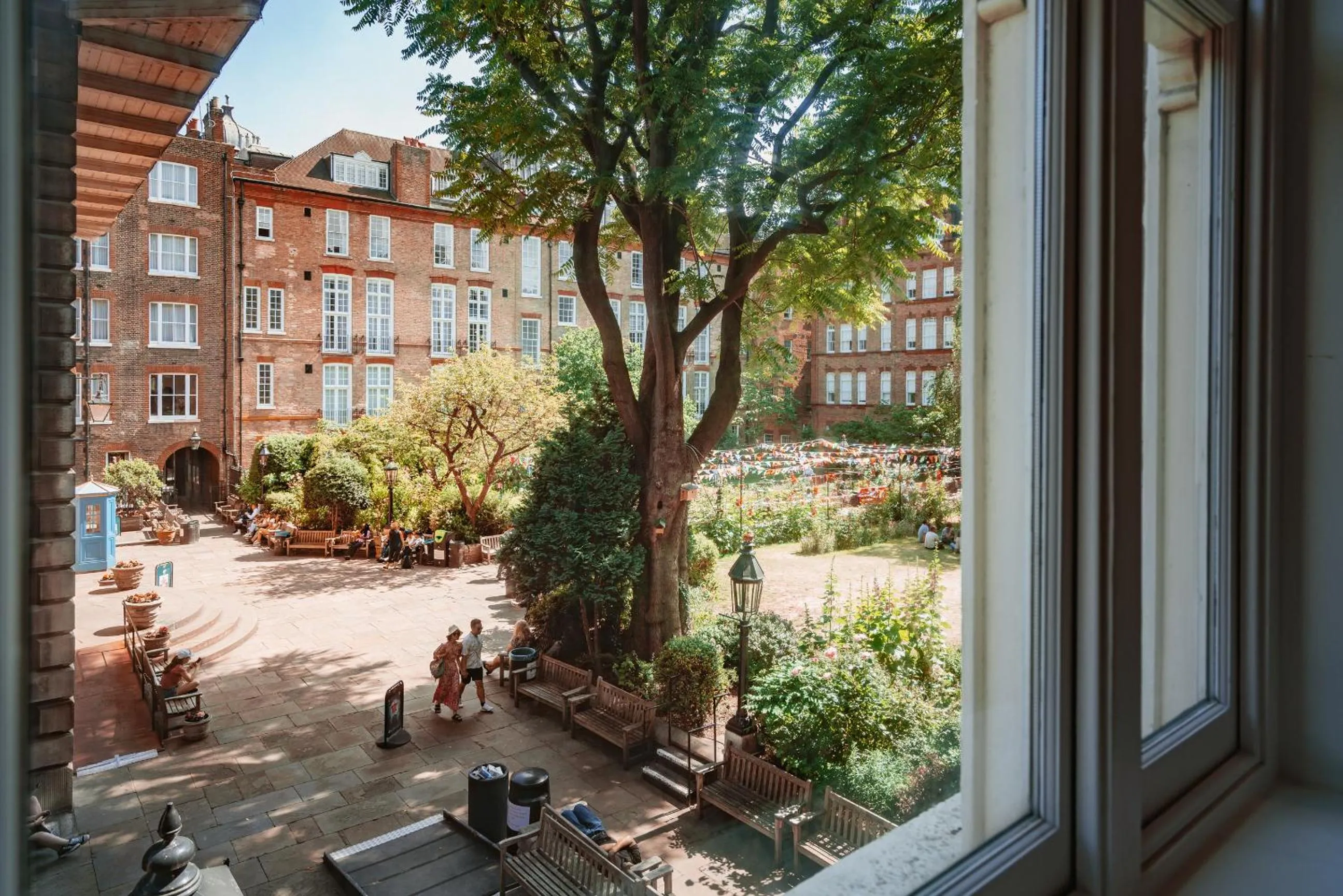 Garden view in Be London - The Covent Garden Residences