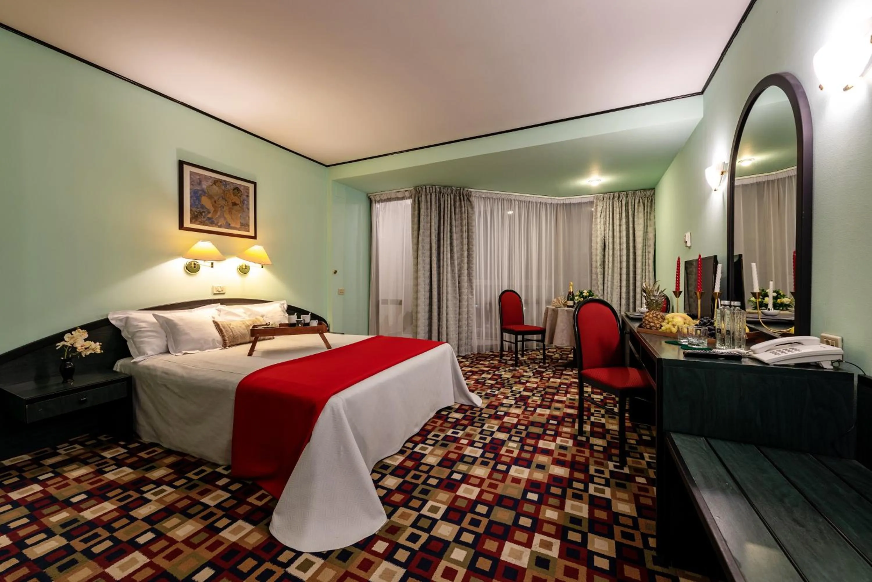 Bed in Hotel Mara