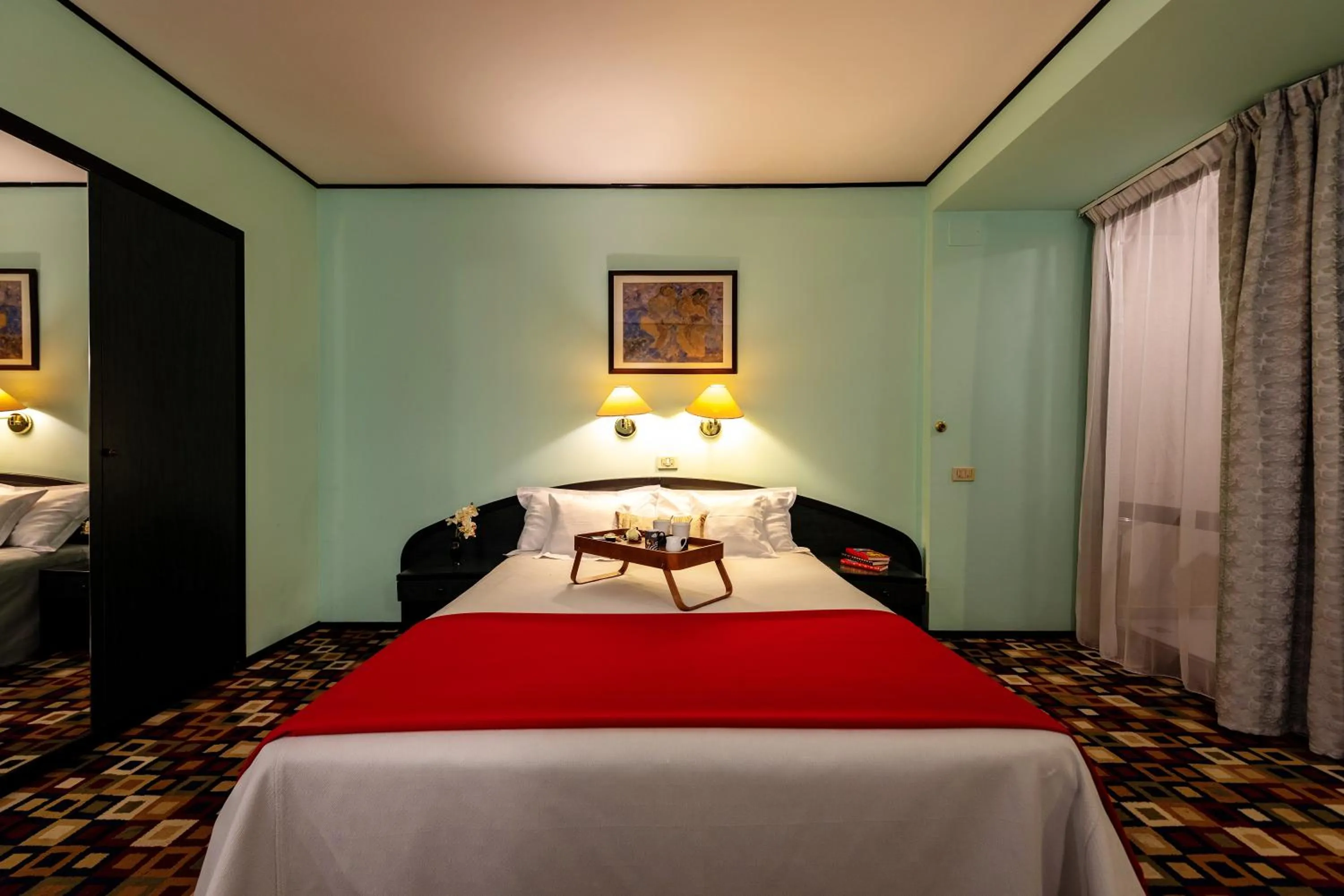 Bed in Hotel Mara