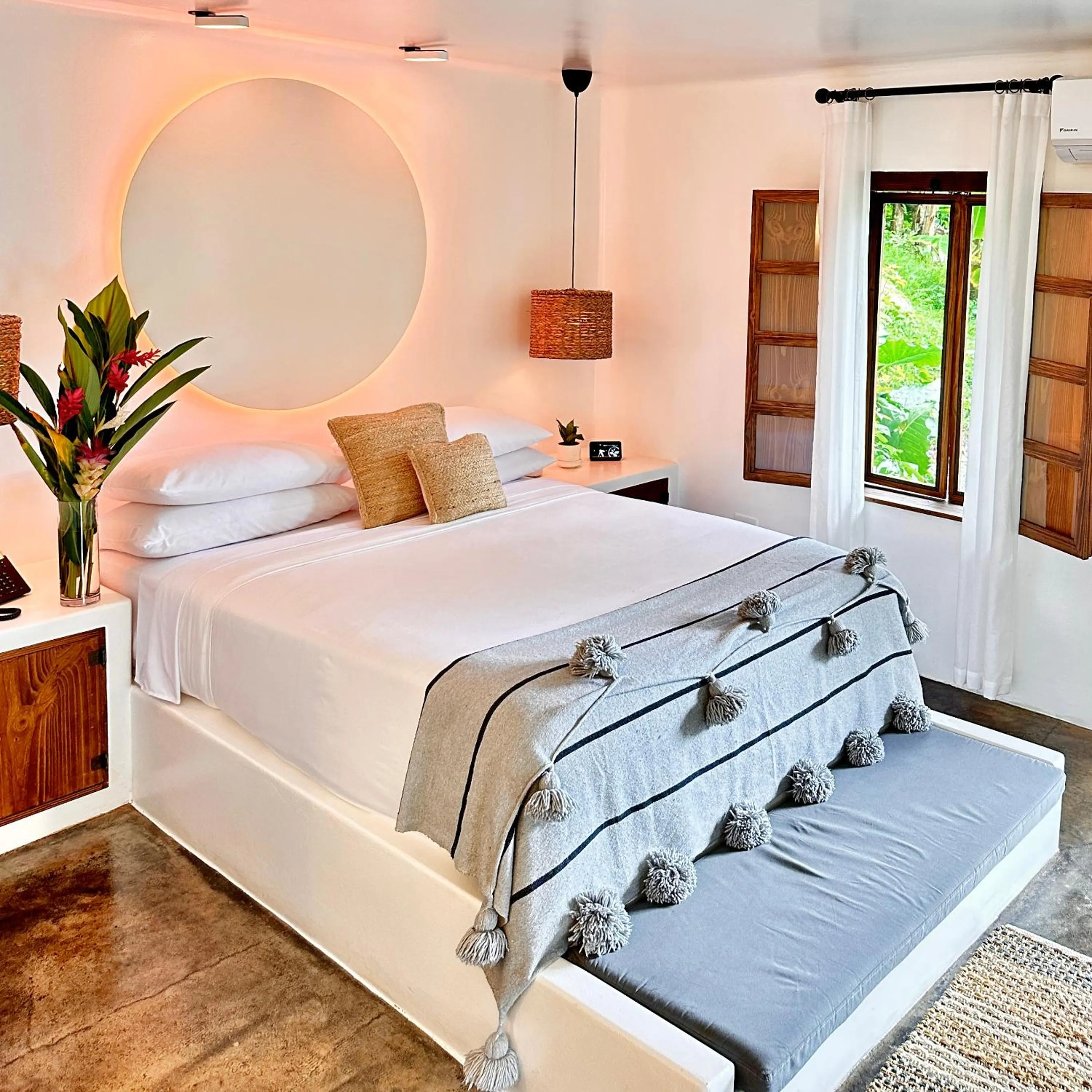 Bed in Vayu Retreat Villas