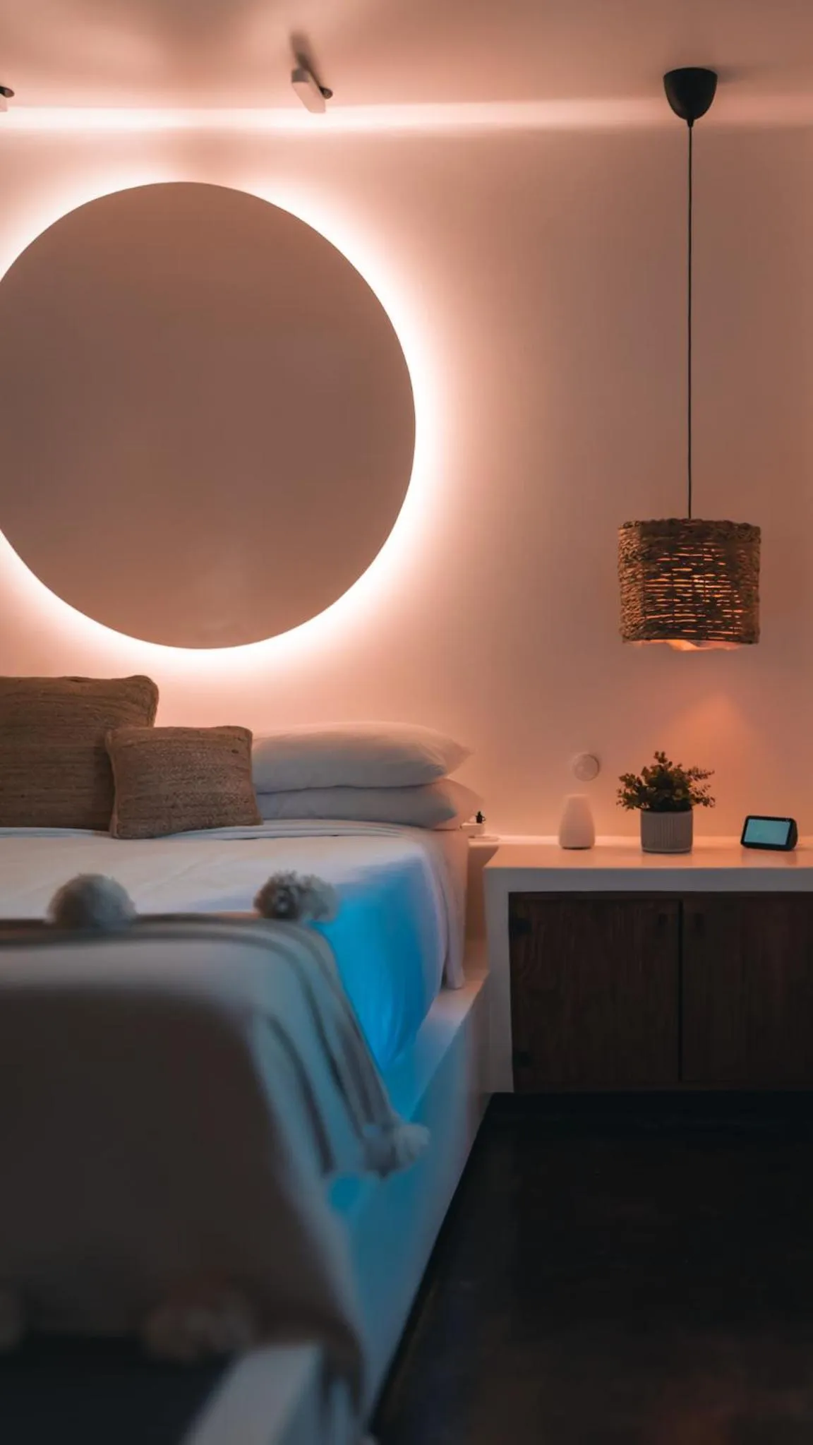 Bed in Vayu Retreat Villas