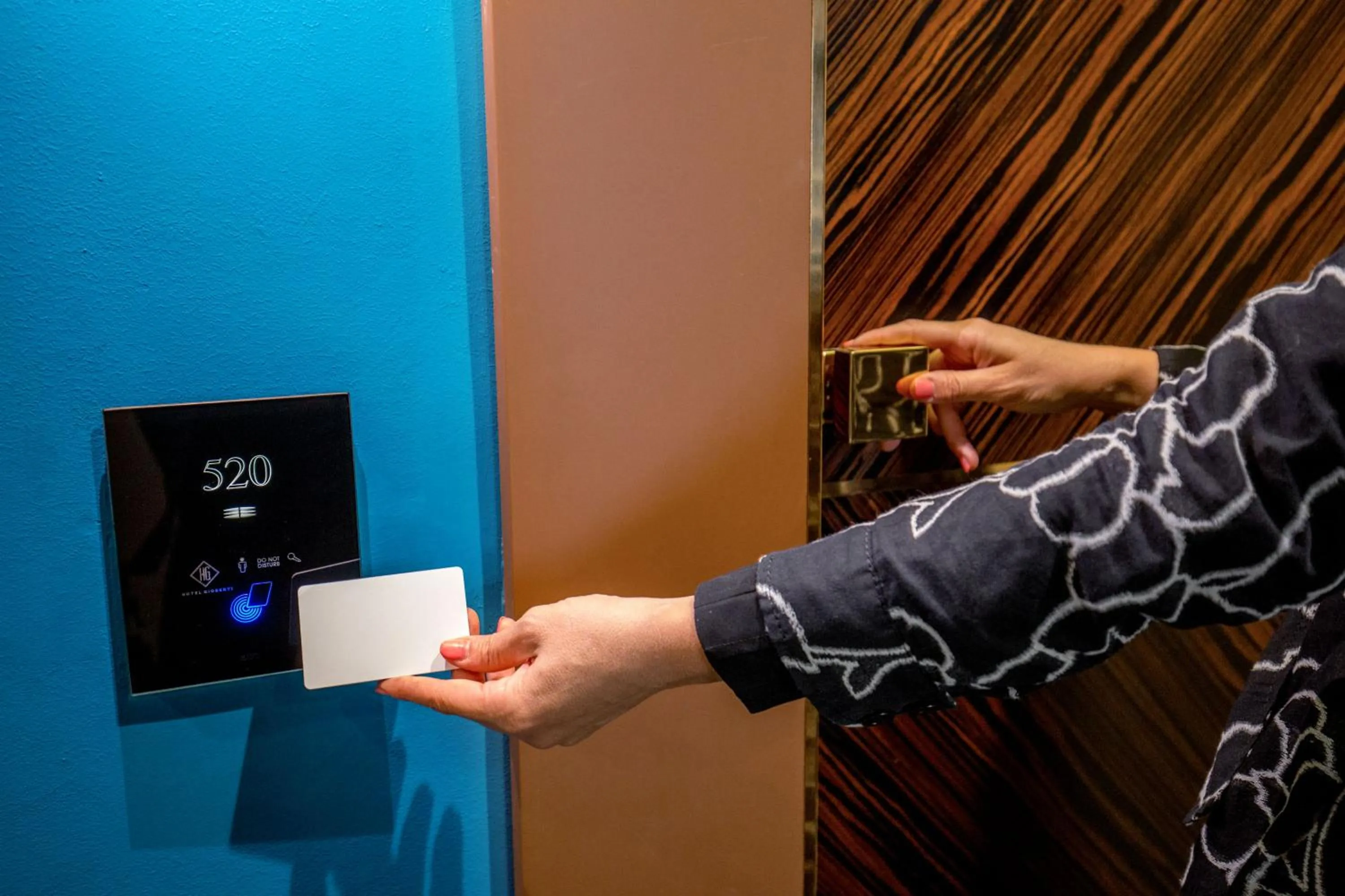 Decorative detail in Hotel Gioberti