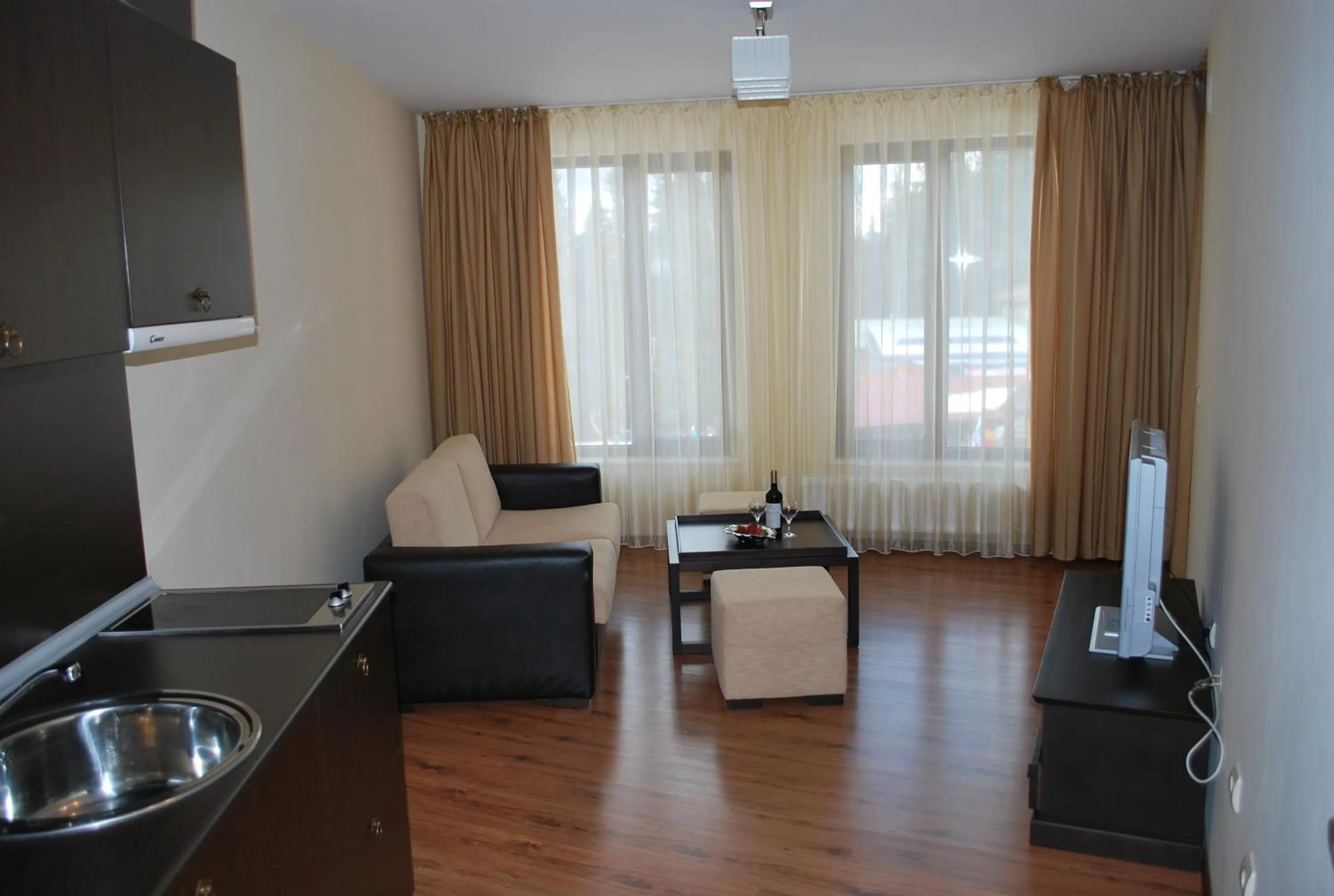 Living room in Spider House Aparthotel