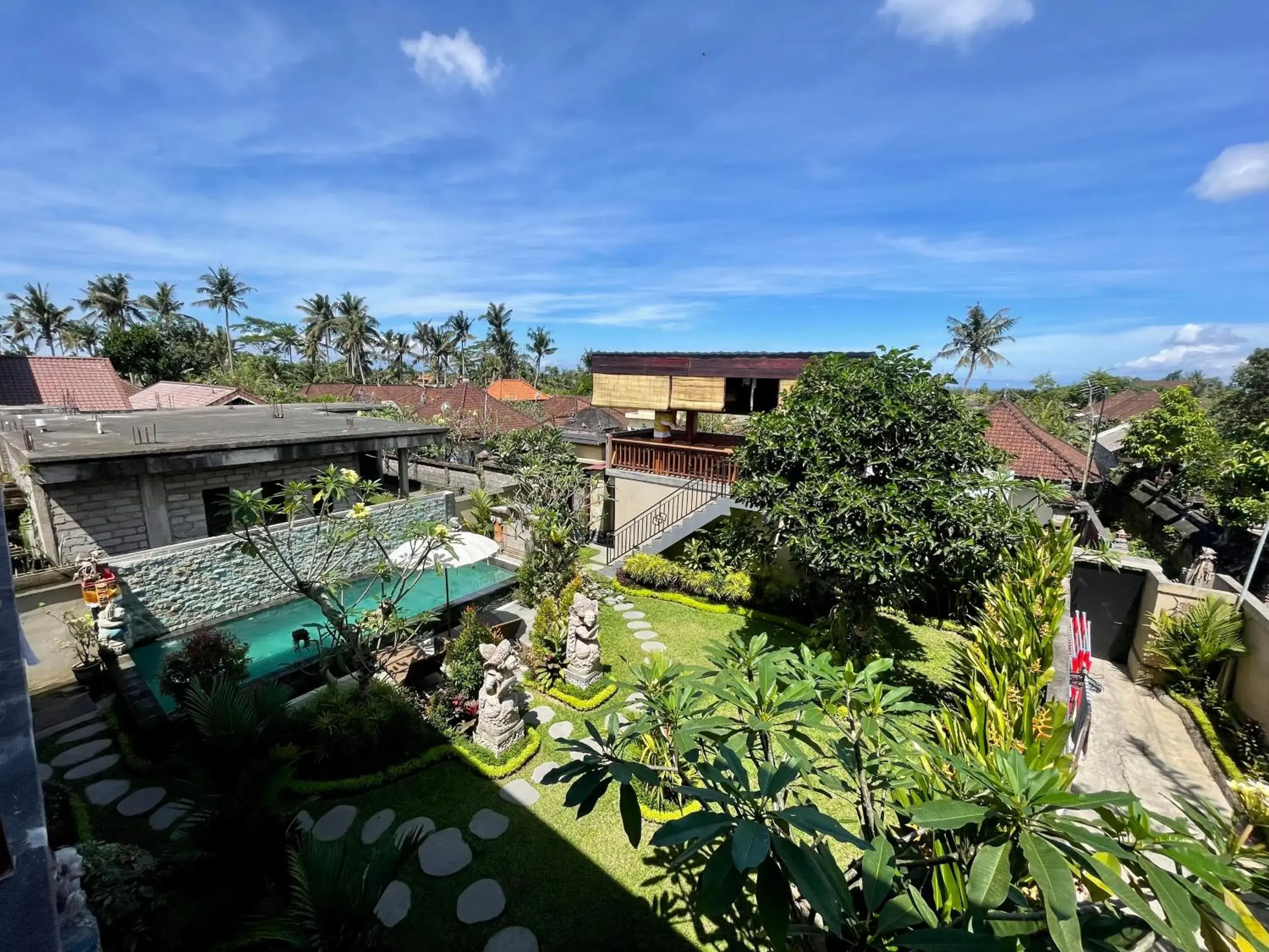 Garden view in Sari Murni Garden view in Sari Murni