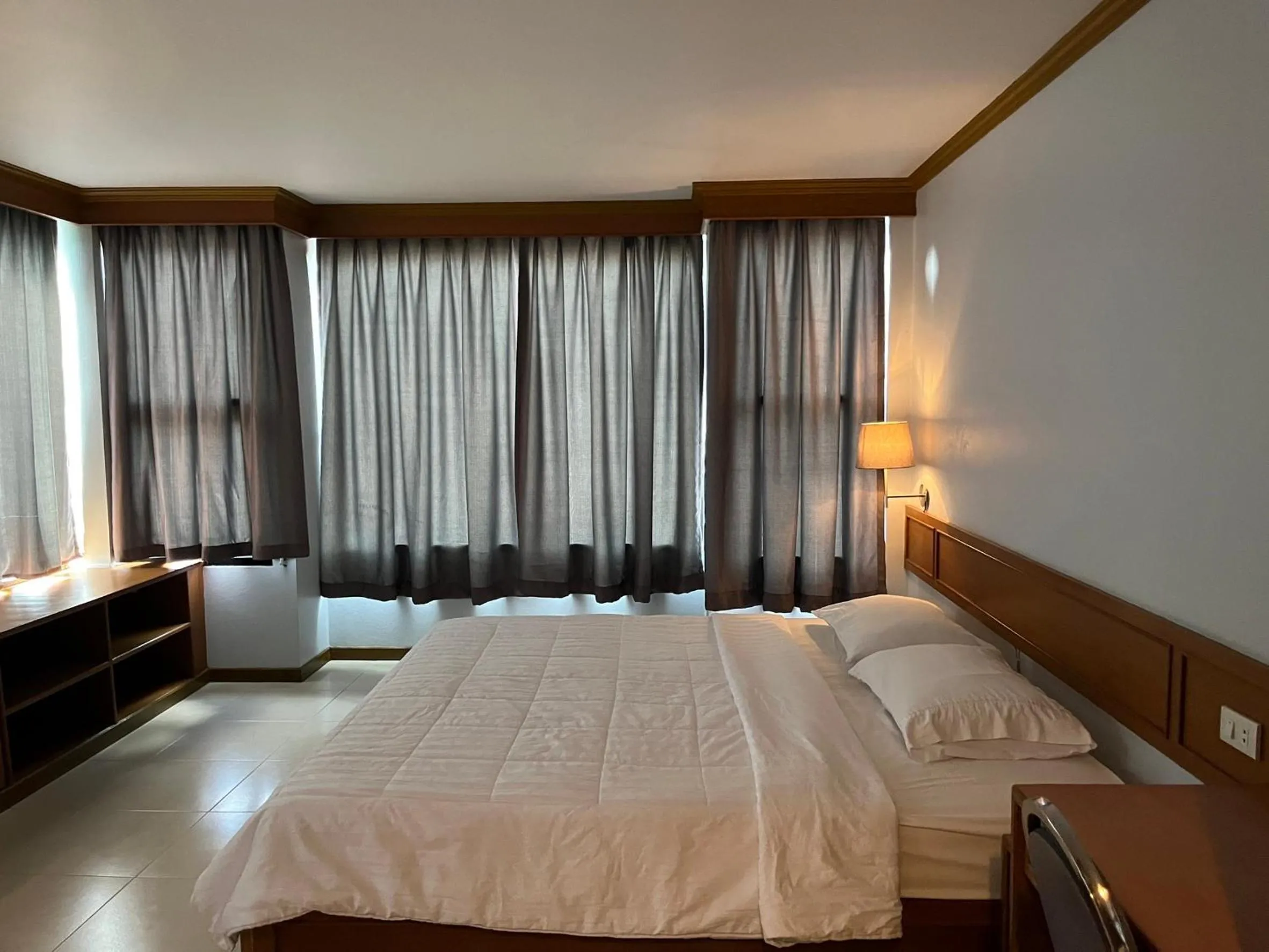 Bed in Naraigrand Hotel (โรงแรมนารายณ์แกรนด์)