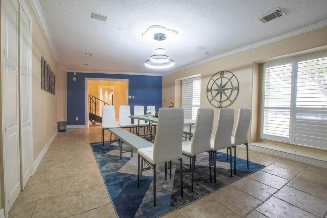 Dining area in Huge 6 Bedroom with Pool, Spa, 85 Inch TV, Game Room
