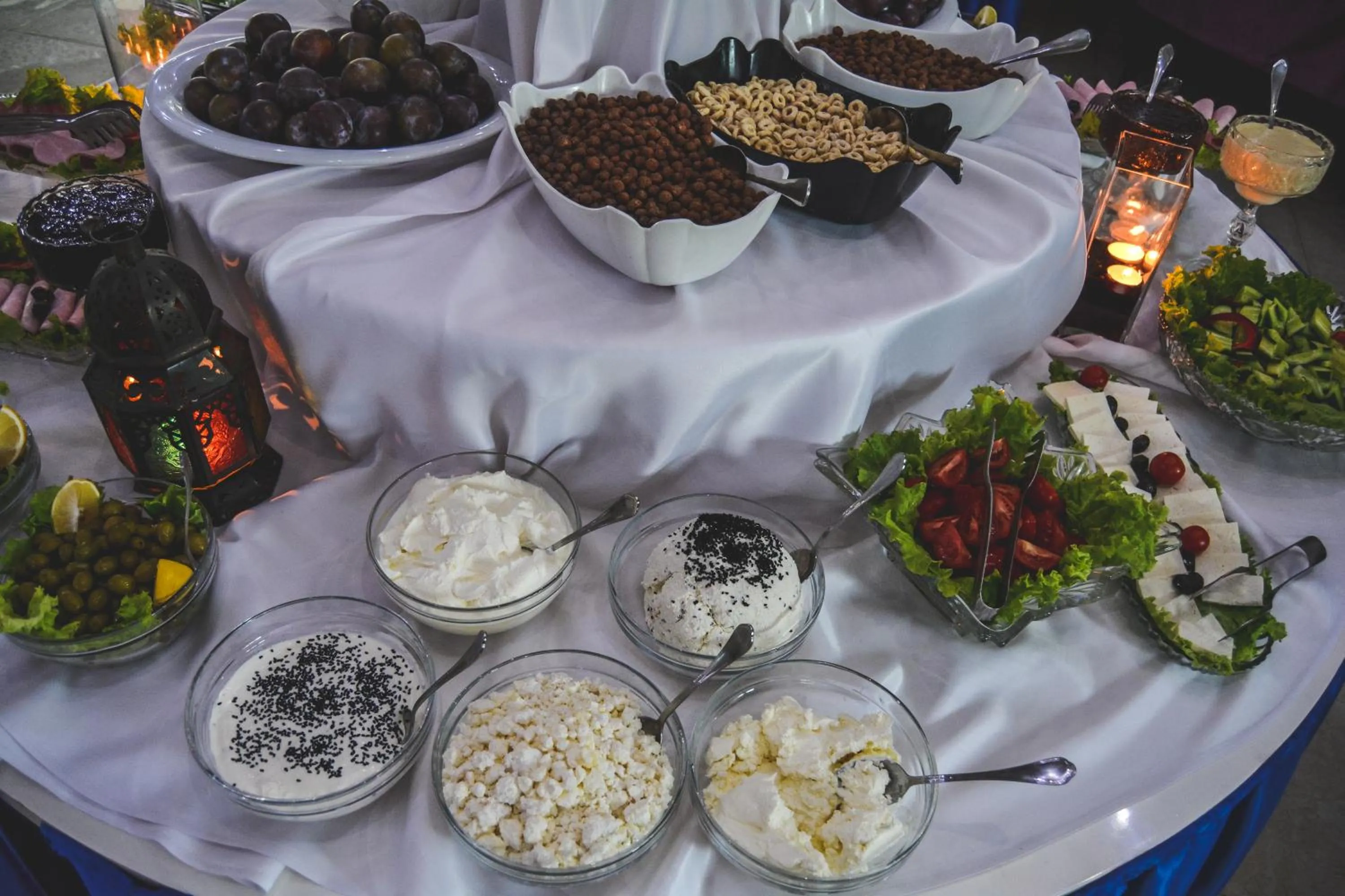 Continental breakfast in Emerald Hotel Baku