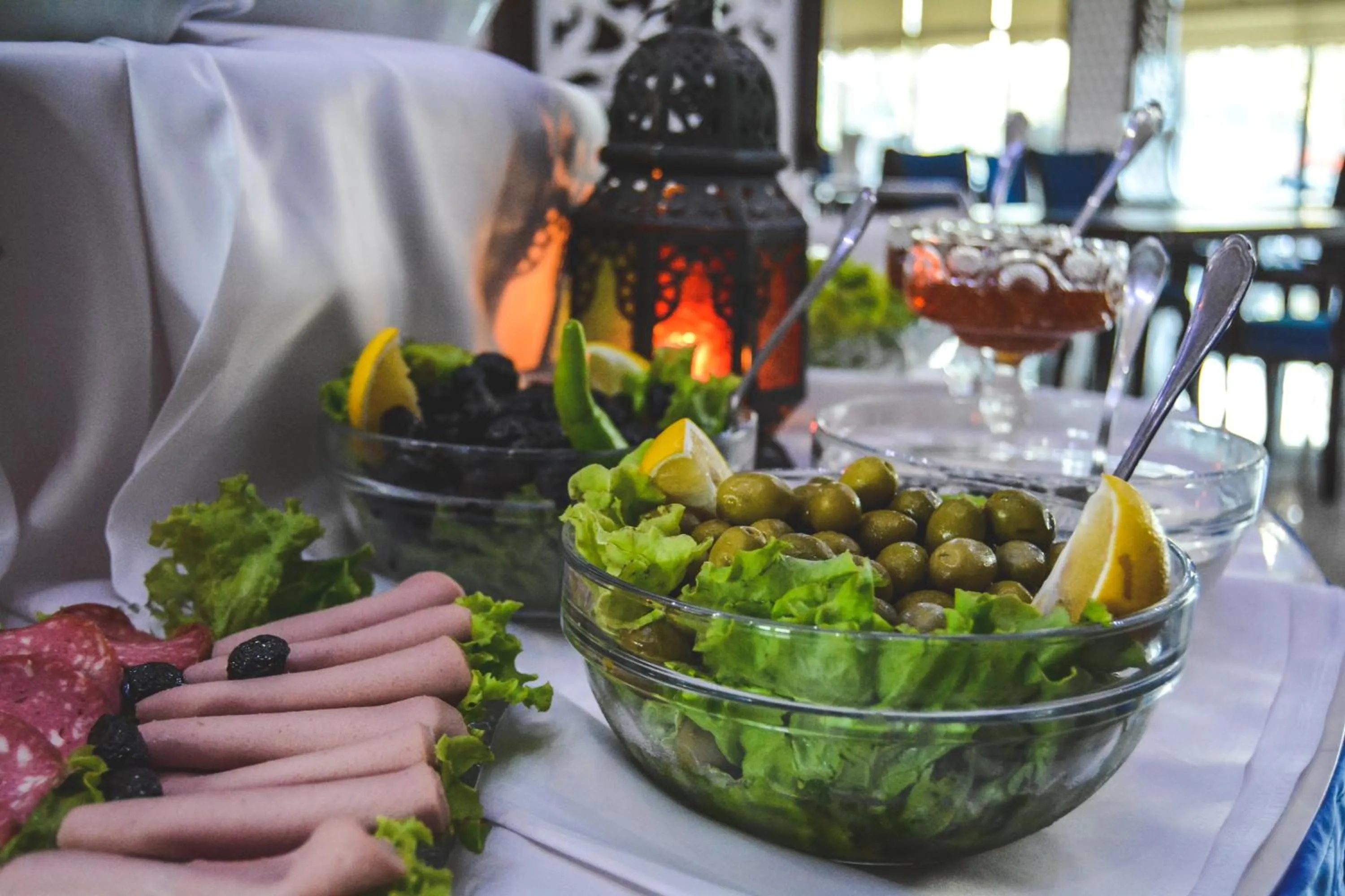 Continental breakfast in Emerald Hotel Baku