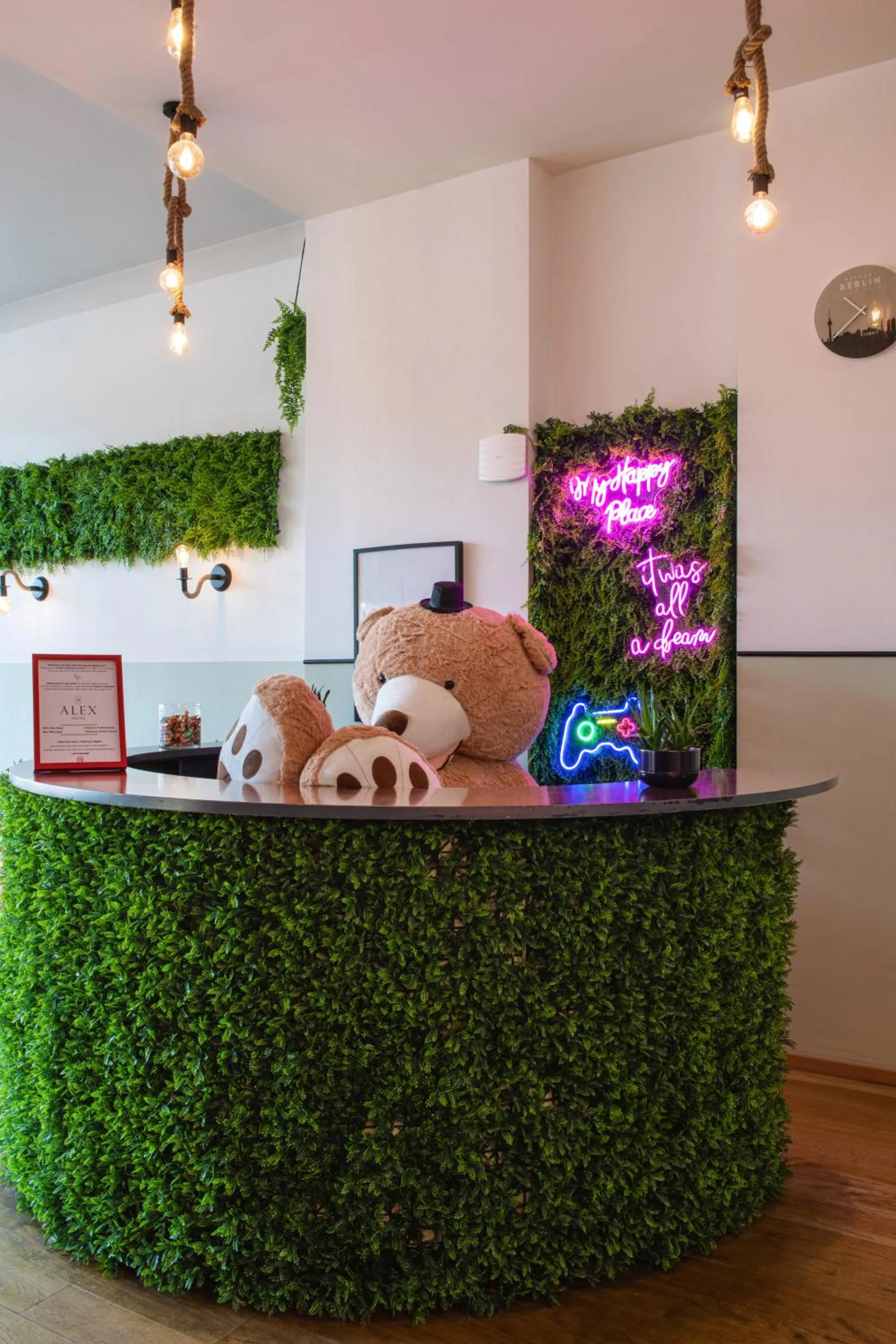 Lobby or reception in Hotel Alex Berlin