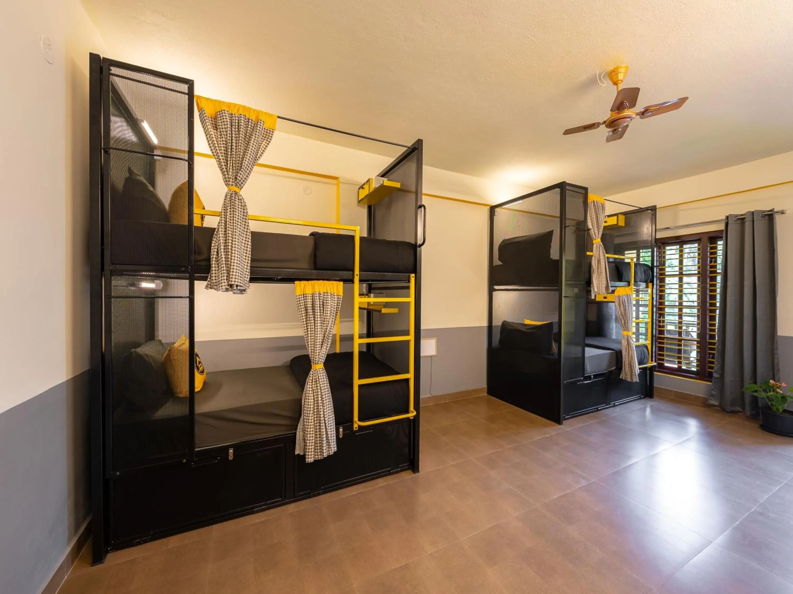 Bed in The Hosteller Coorg Rainforest, Madikeri