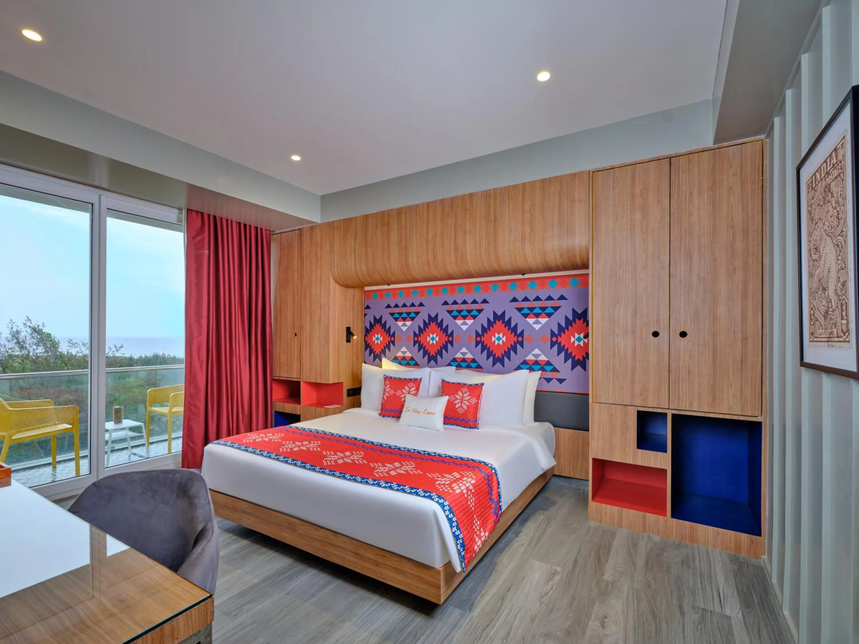 Bedroom, Bed in Zone By The Park Gopalpur