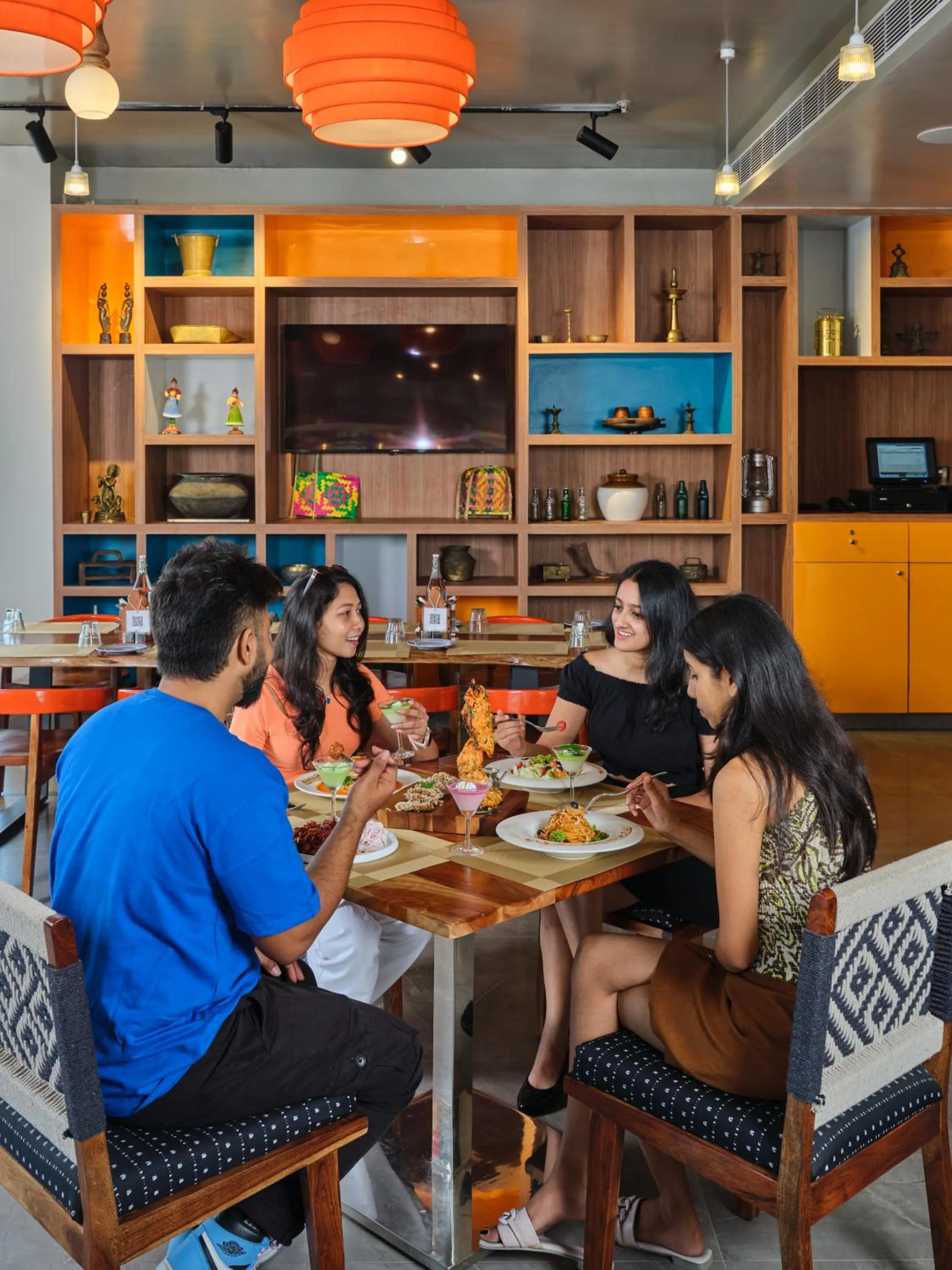 Seating area in Zone By The Park Gopalpur