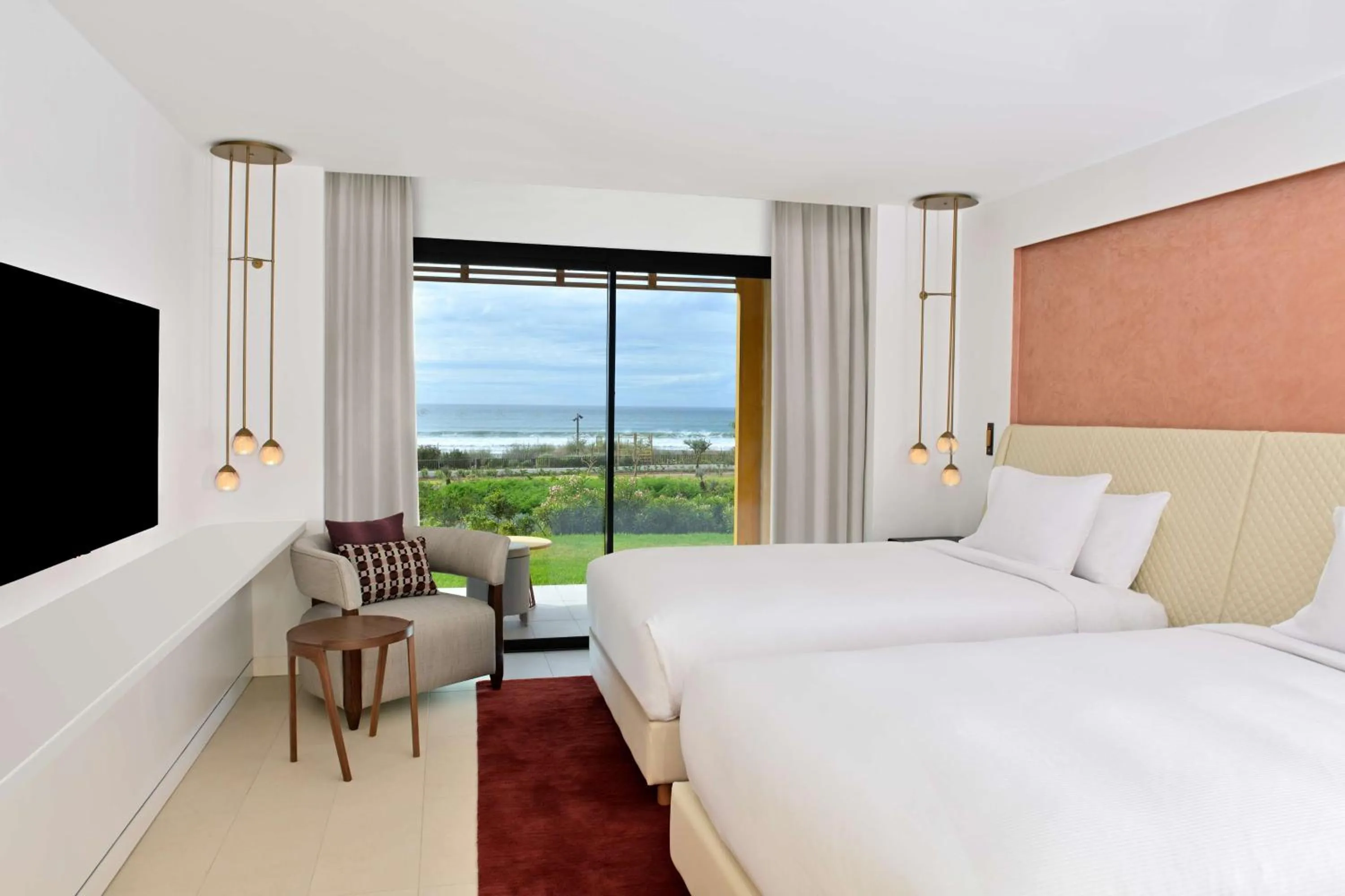 Bed in Hilton Taghazout Bay Beach Resort & Spa