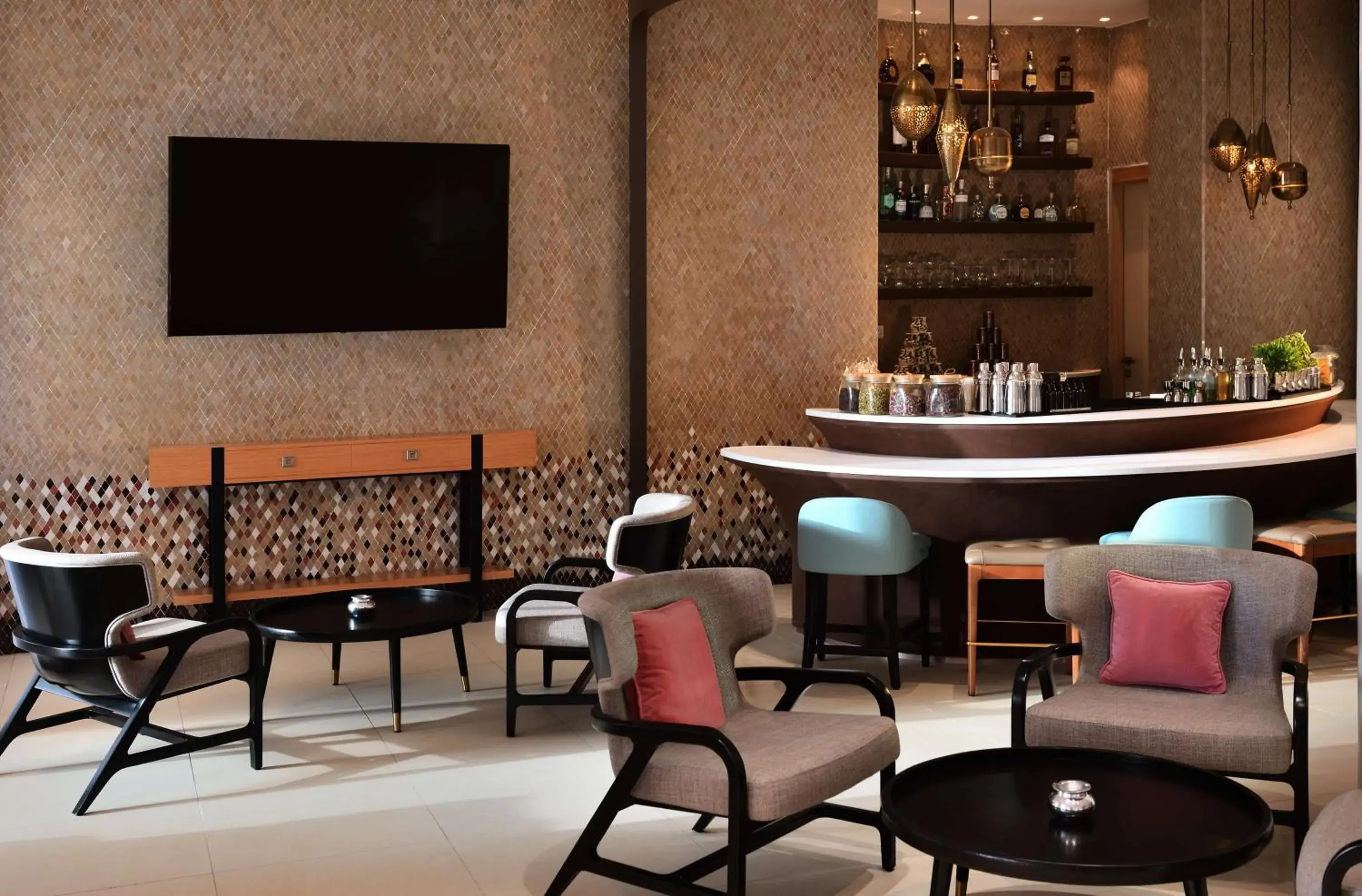 Lounge or bar in Hilton Taghazout Bay Beach Resort & Spa Lounge or bar in Hilton Taghazout Bay Beach Resort & Spa
