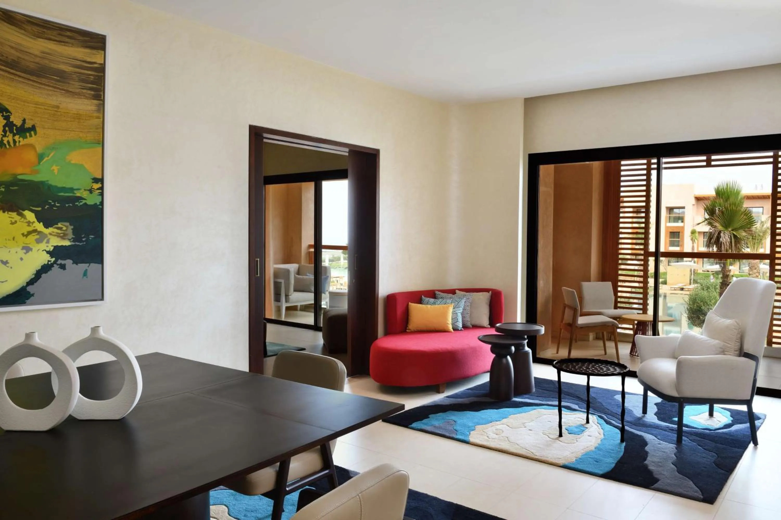 Living room in Hilton Taghazout Bay Beach Resort & Spa