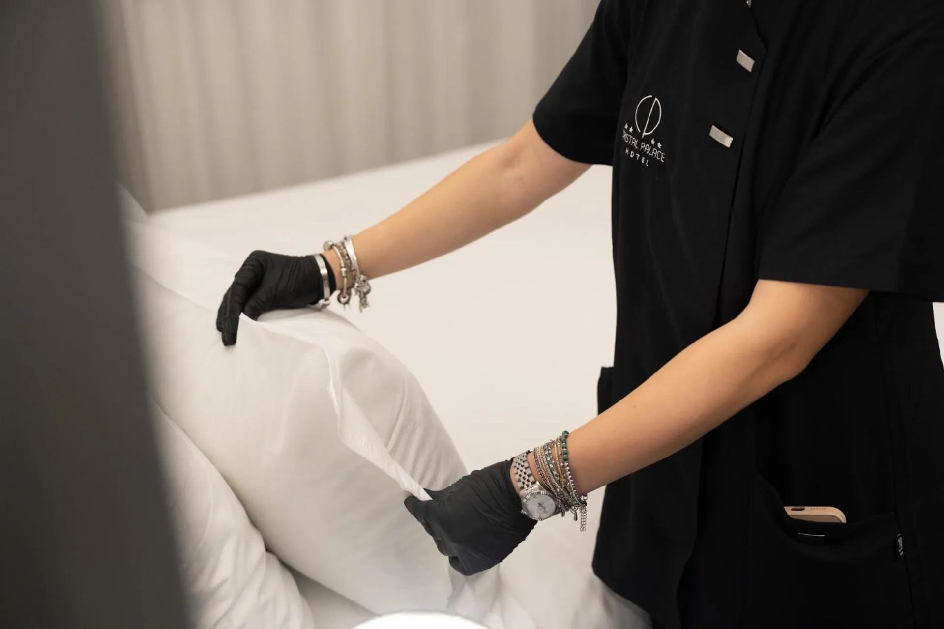 Staff in Cristal Palace Hotel