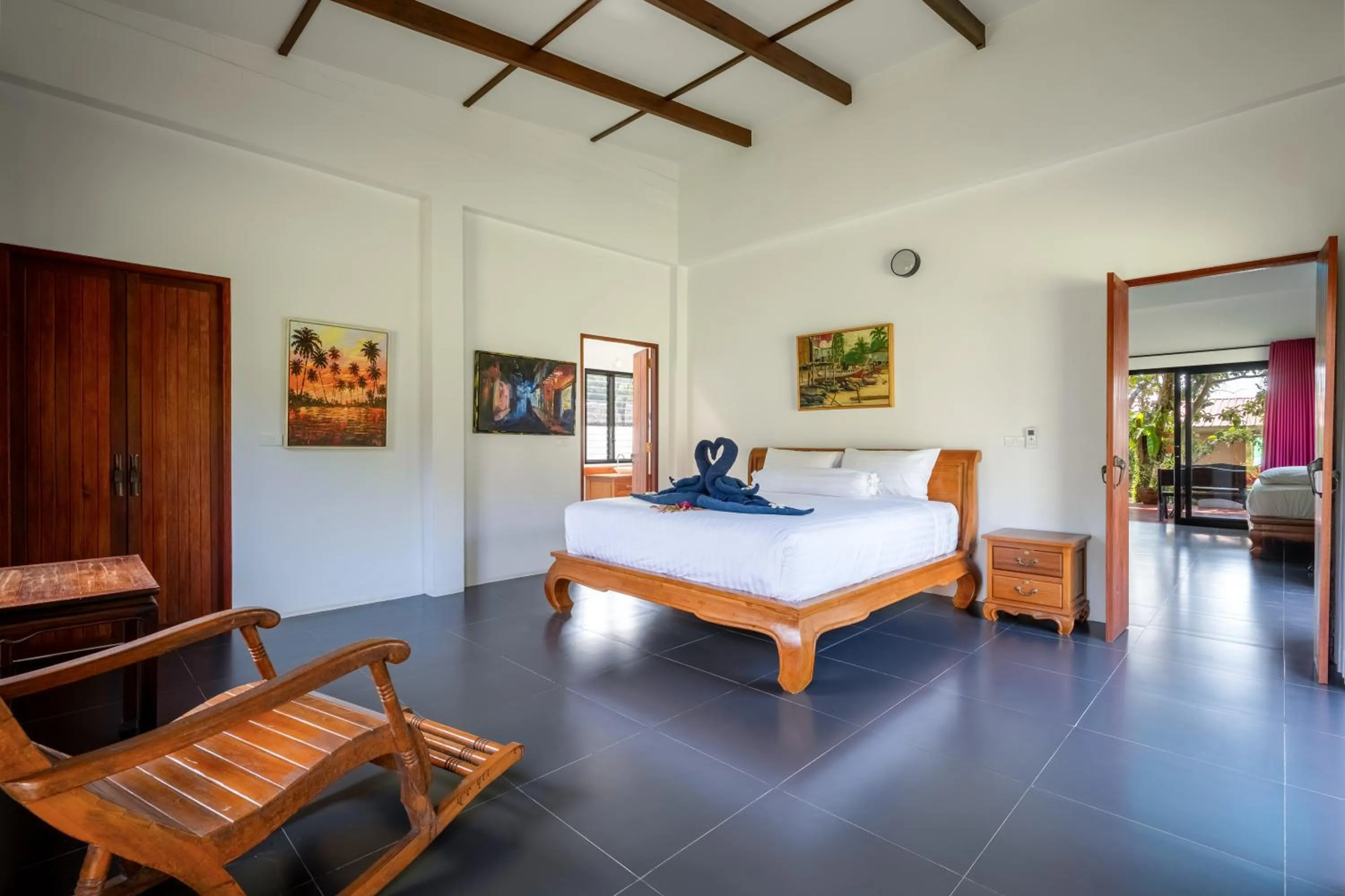 Bedroom, Bed in Piman Pu