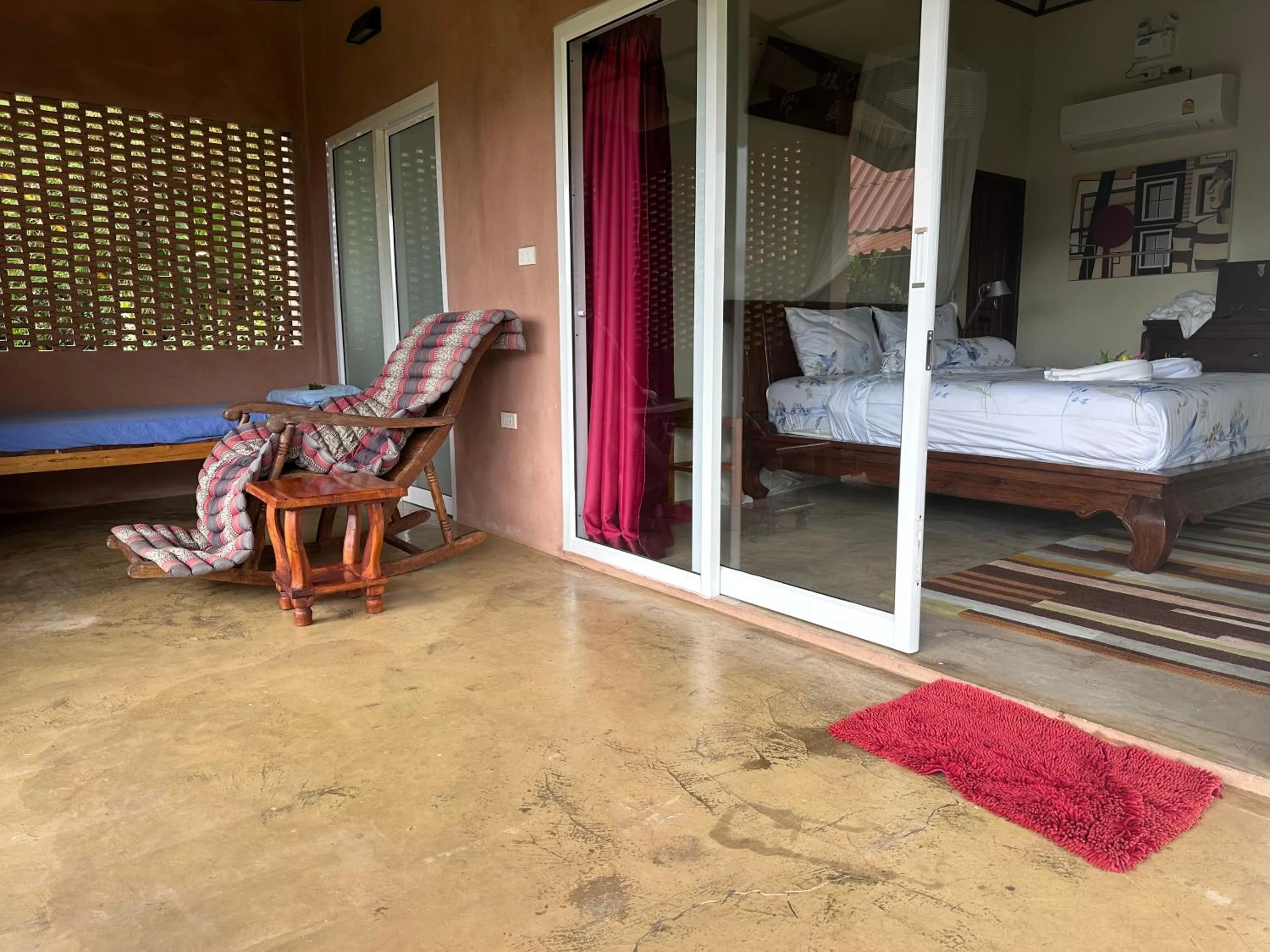 Balcony/Terrace, Bed in Piman Pu