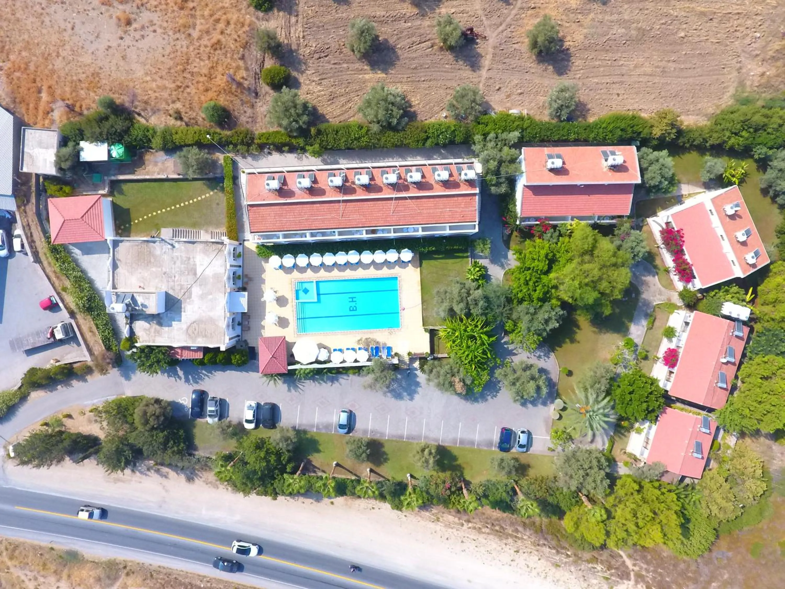 Bird's eye view in Bare Hill Holiday Apartments