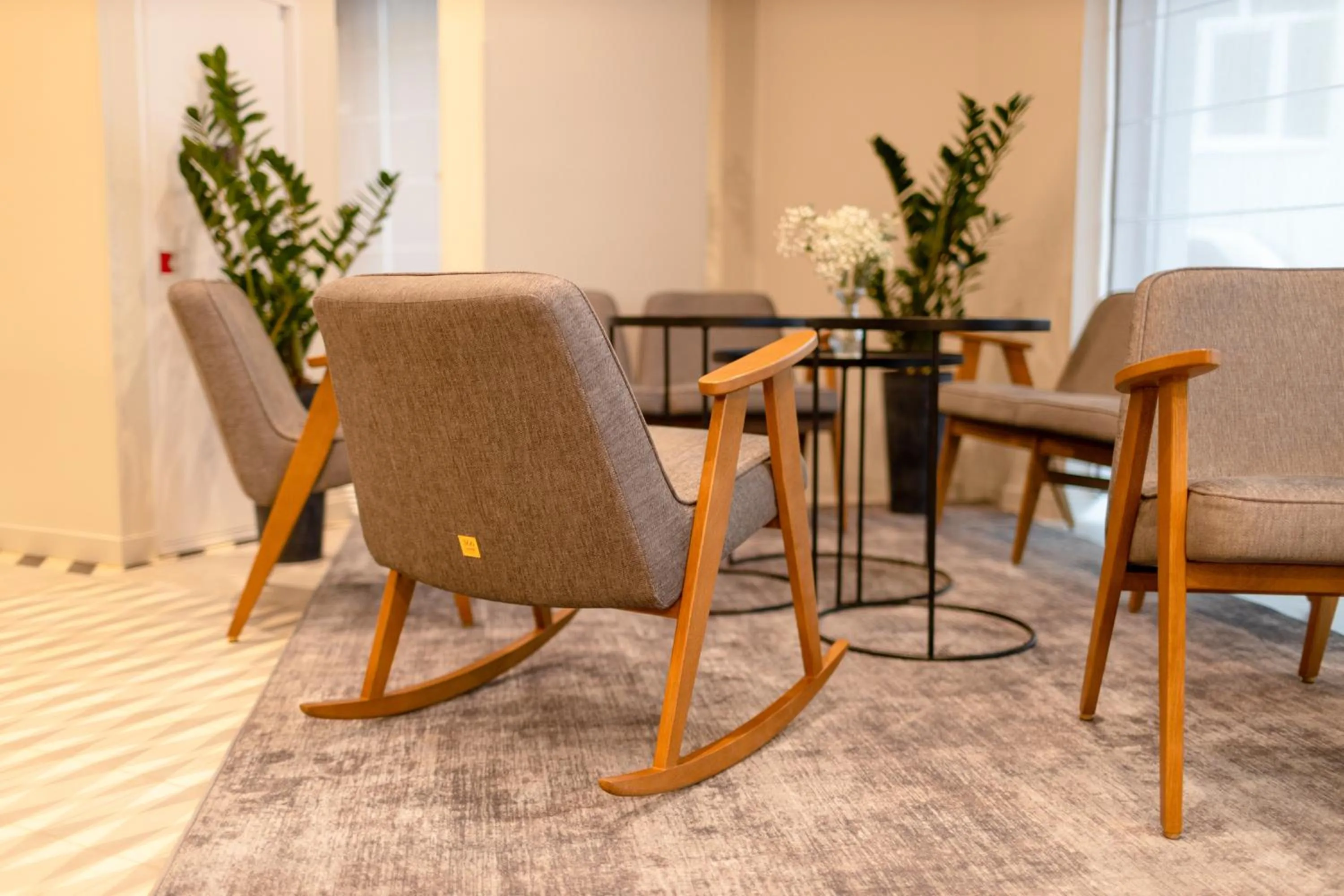 Seating area in ibis Lviv Center