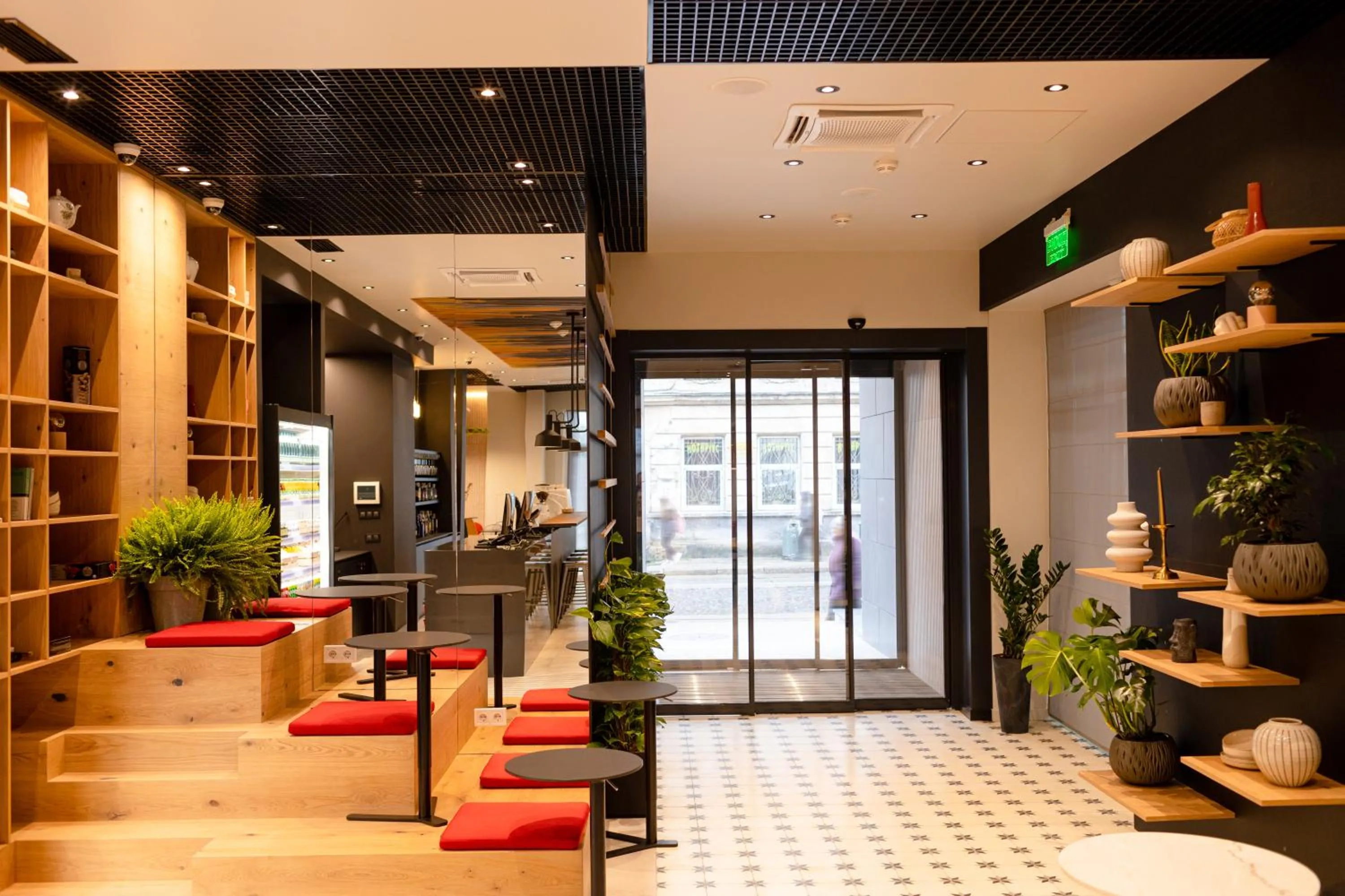 Seating area in ibis Lviv Center