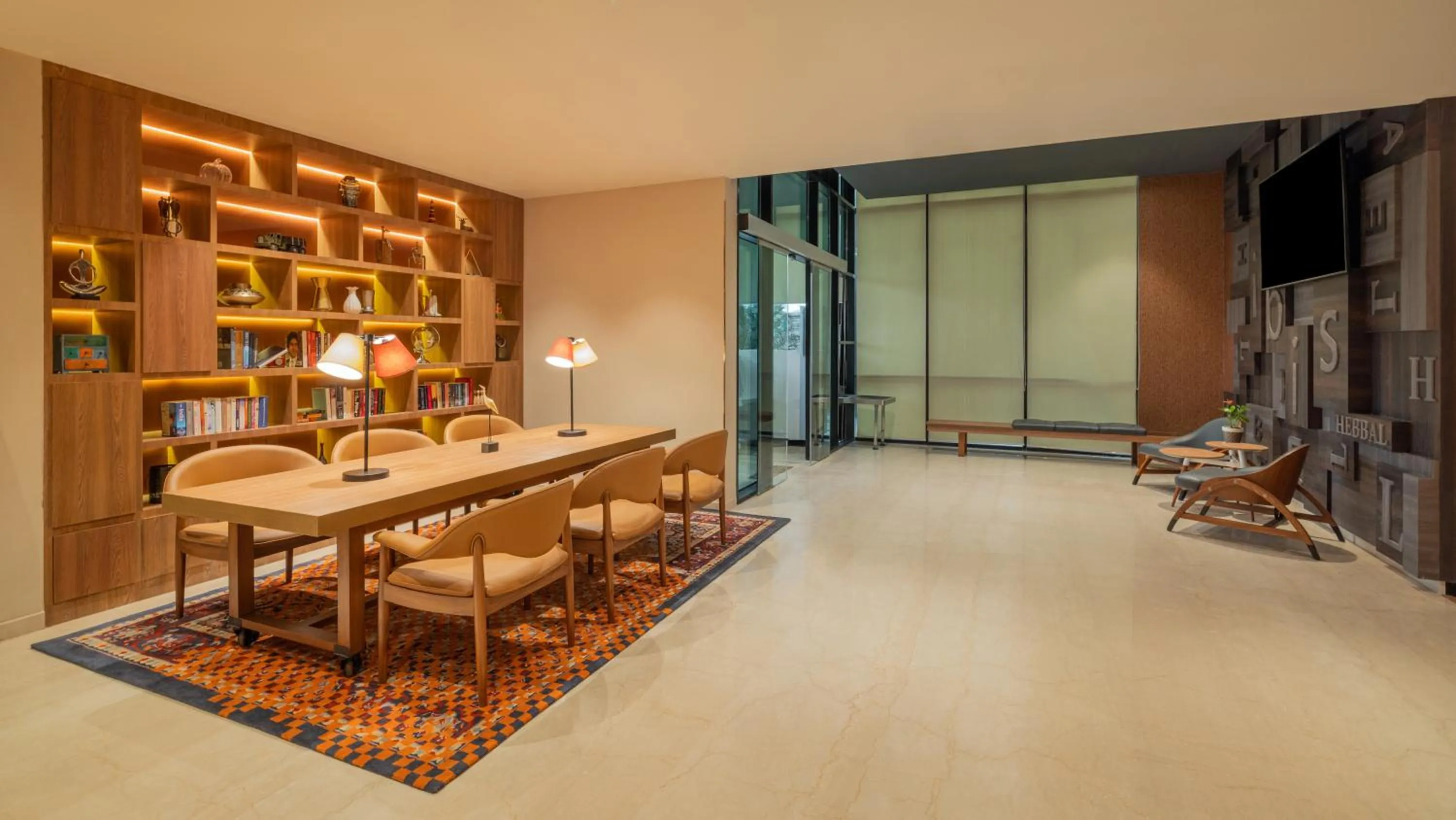 Library in ibis Bengaluru Hebbal - An Accor Brand