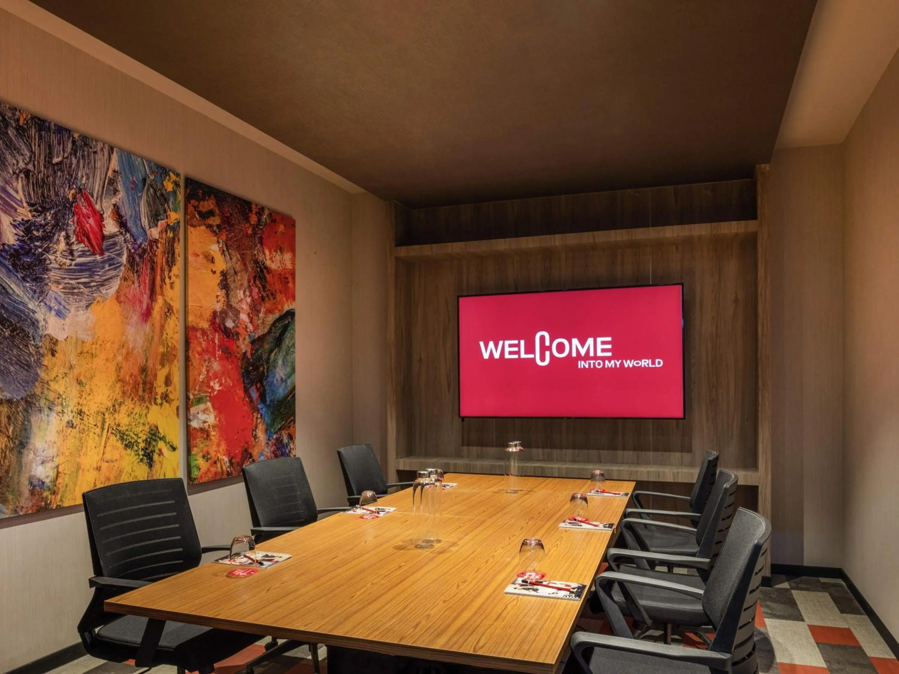 Meeting/conference room in ibis Bengaluru Hebbal - An Accor Brand