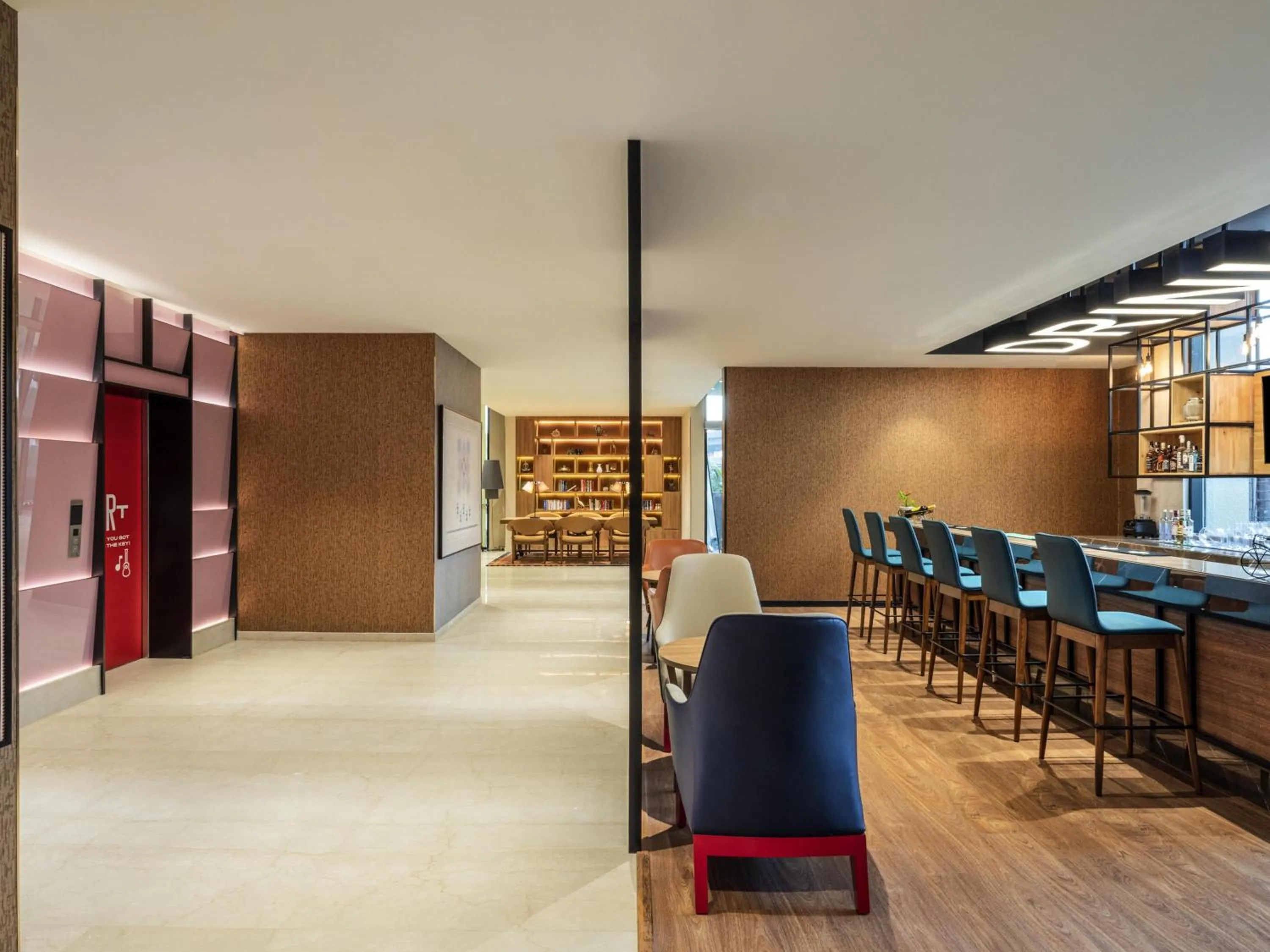 Lounge or bar in ibis Bengaluru Hebbal - An Accor Brand