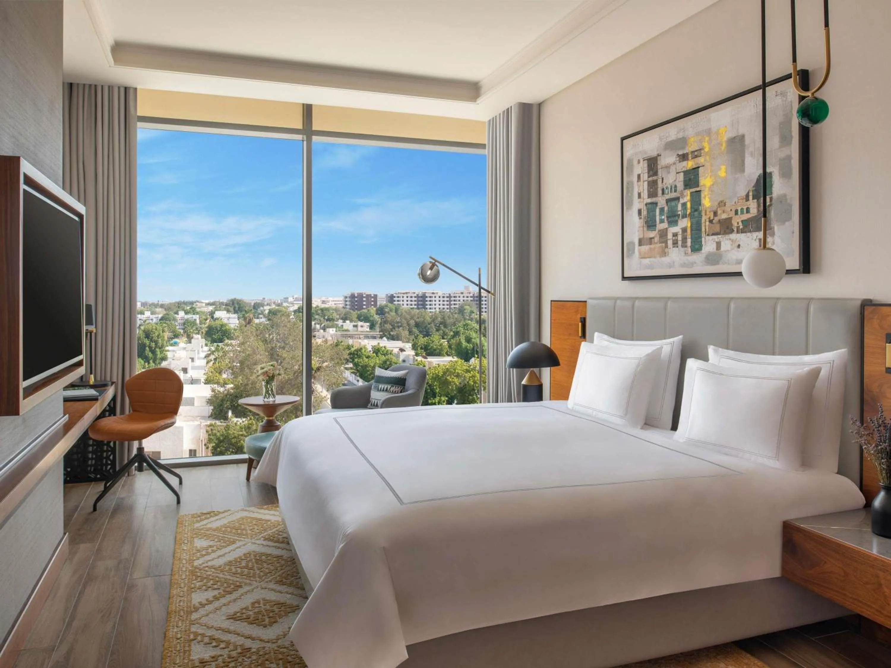 Bedroom, Bed in Swissotel Living Jeddah