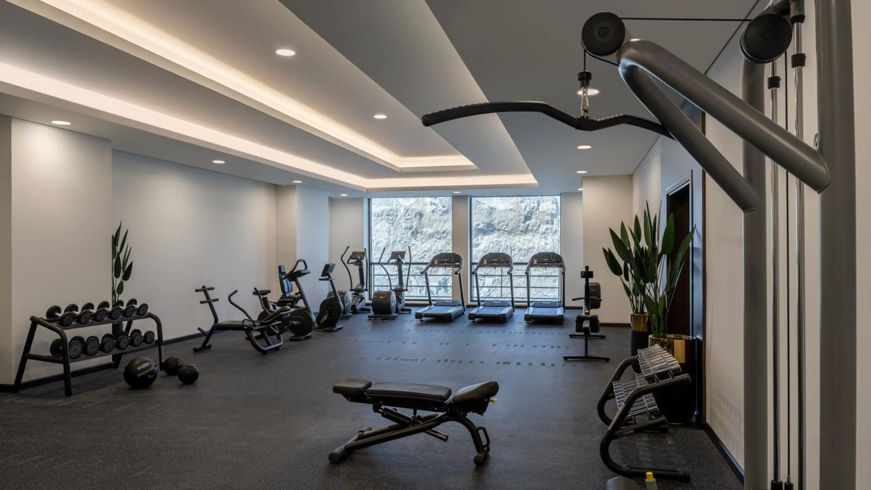 Fitness centre/facilities in Novotel Makkah Thakher City