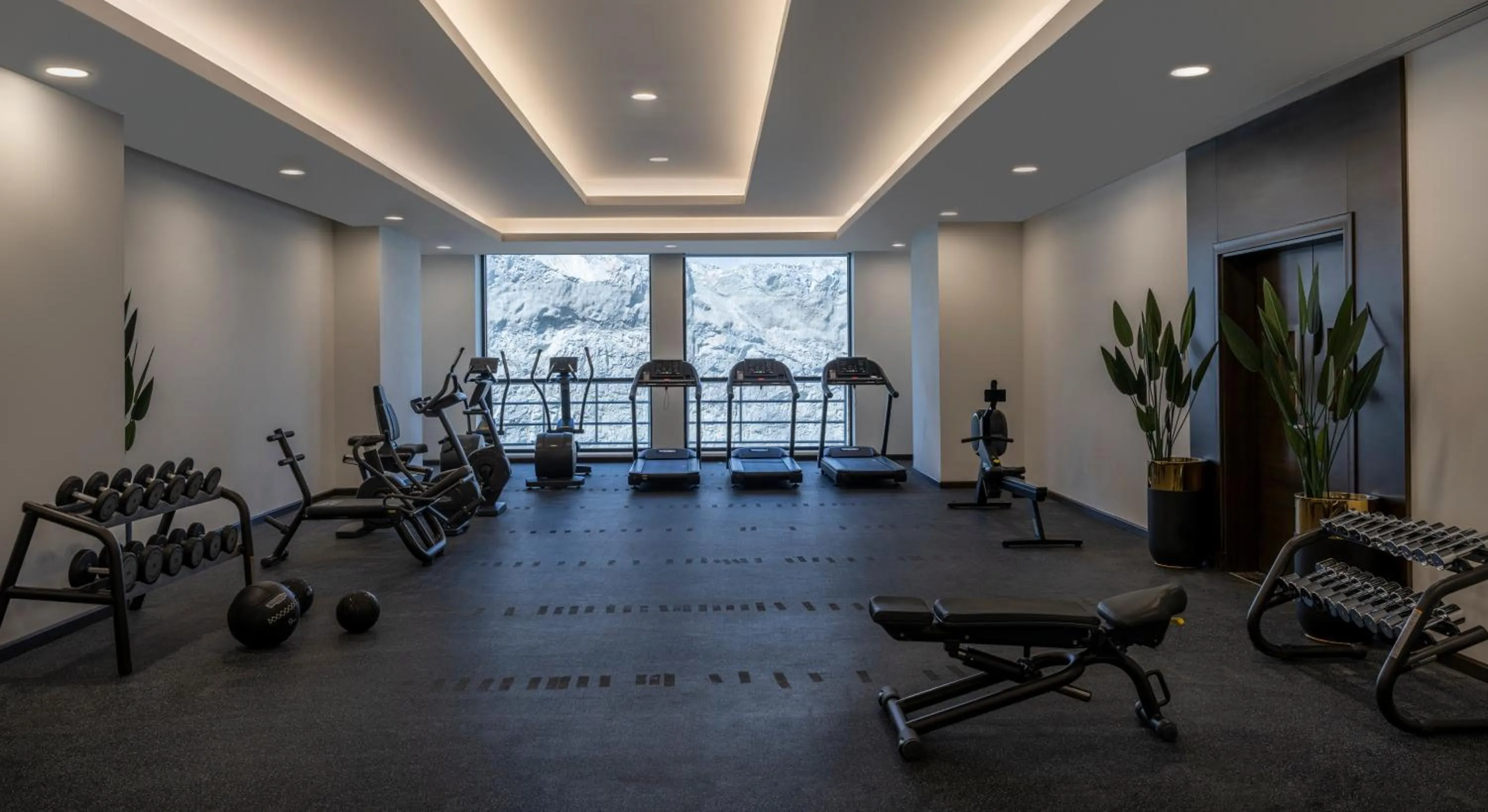 Fitness centre/facilities in Novotel Makkah Thakher City