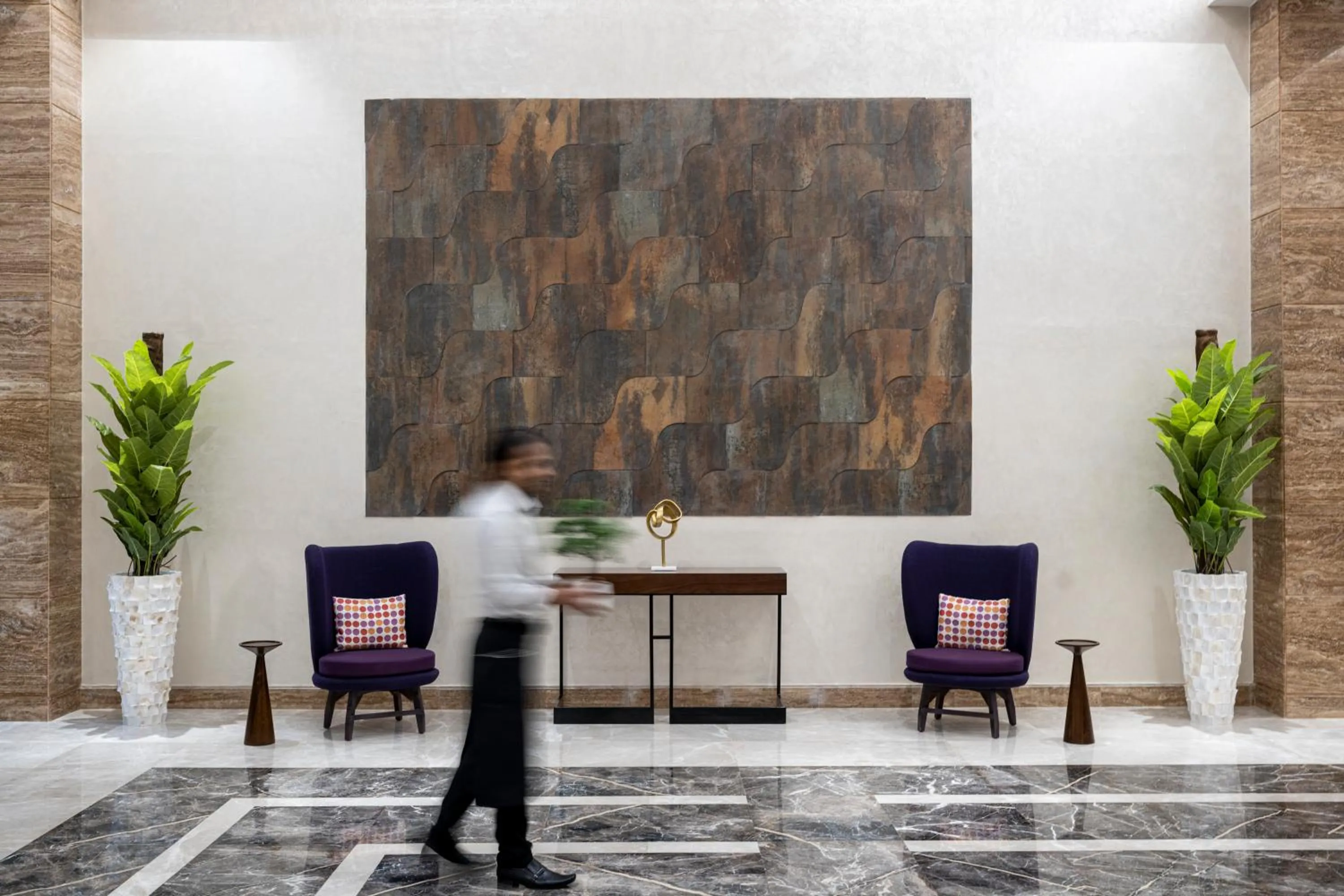 Lobby or reception in Novotel Makkah Thakher City