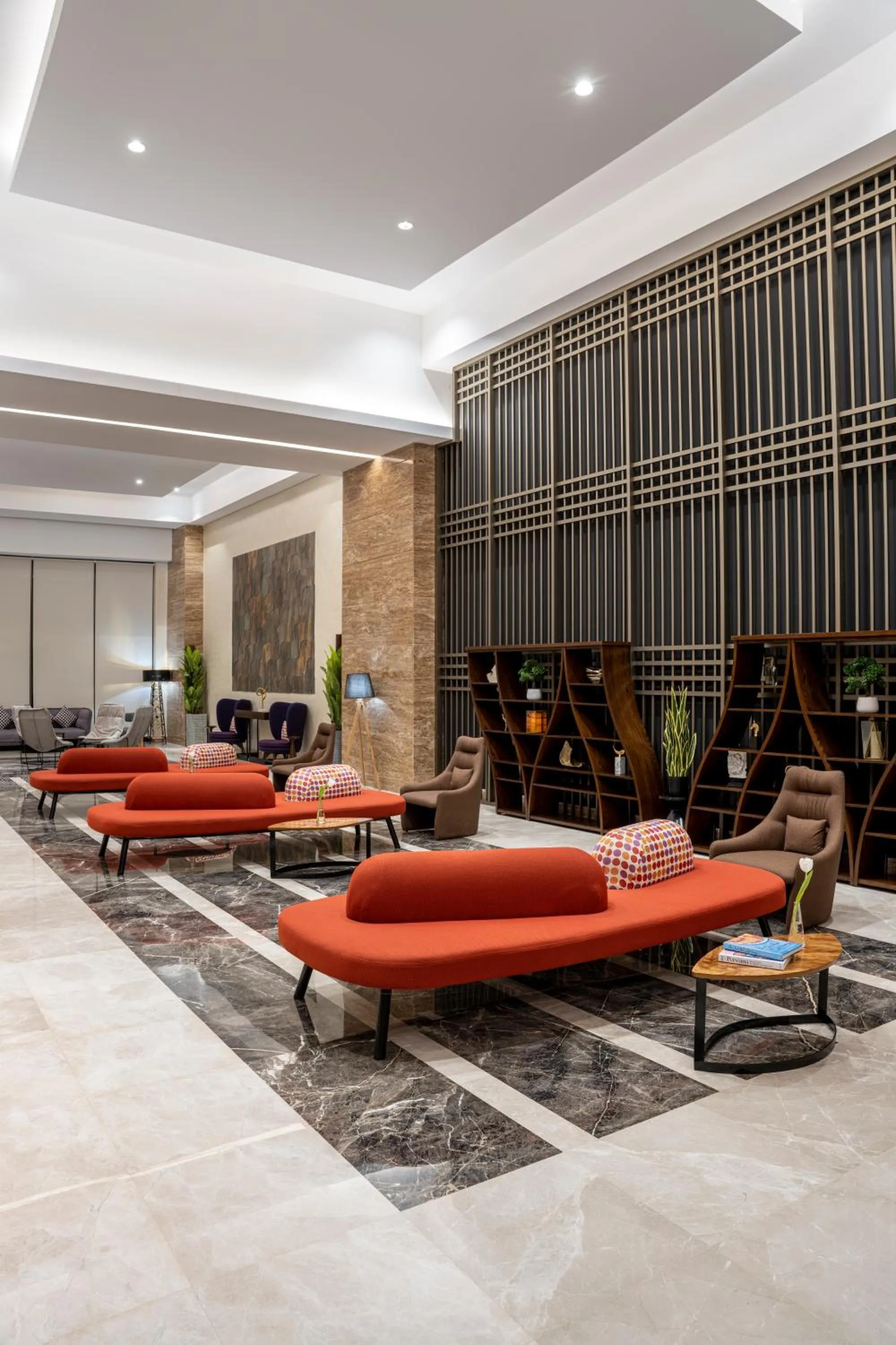 Lobby or reception in Novotel Makkah Thakher City