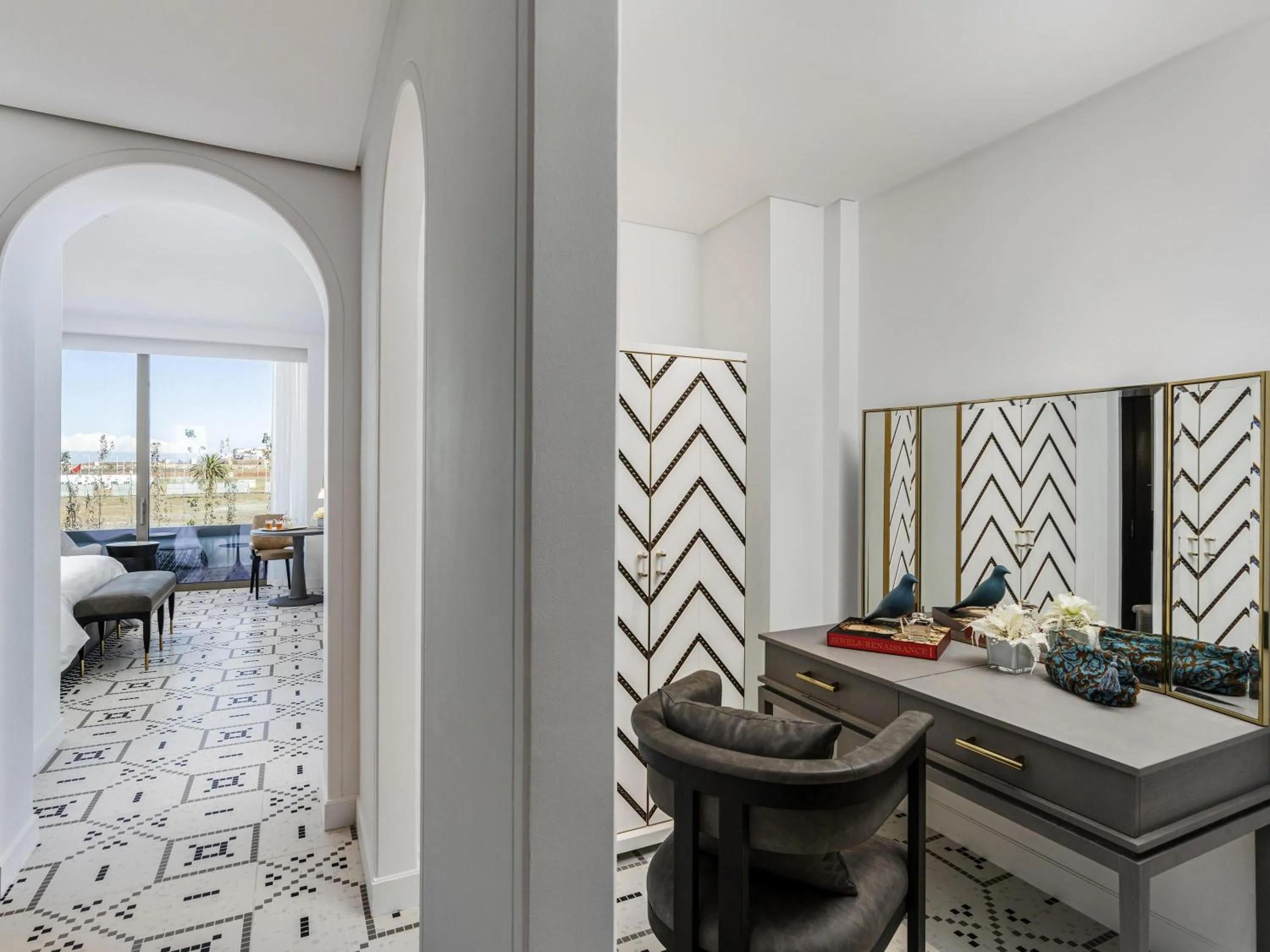 Bedroom, Bed in Fairmont La Marina Rabat Sale Hotel