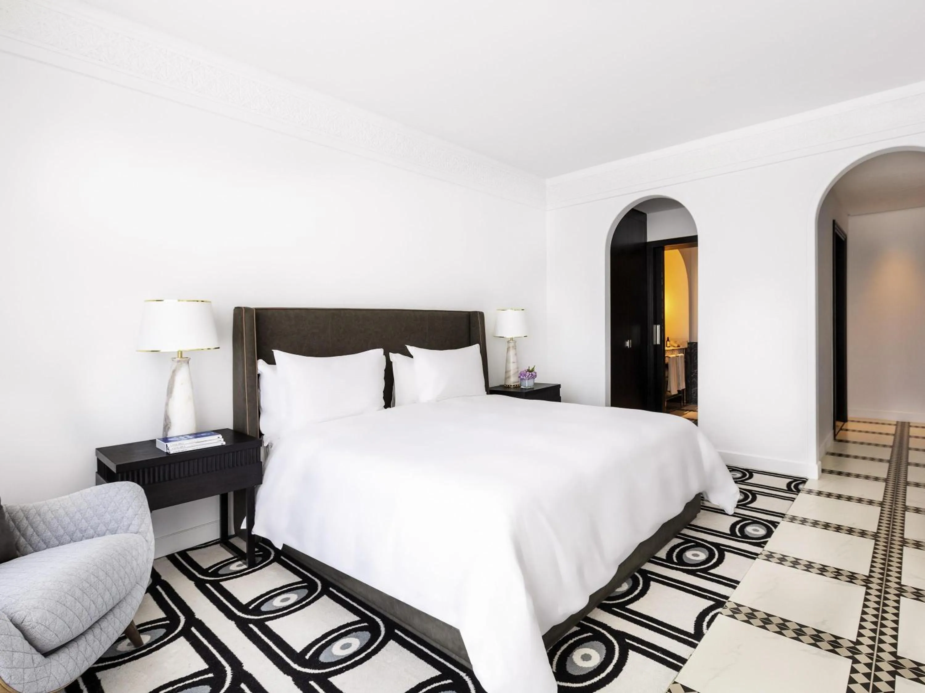 Bedroom, Bed in Fairmont La Marina Rabat Sale Hotel