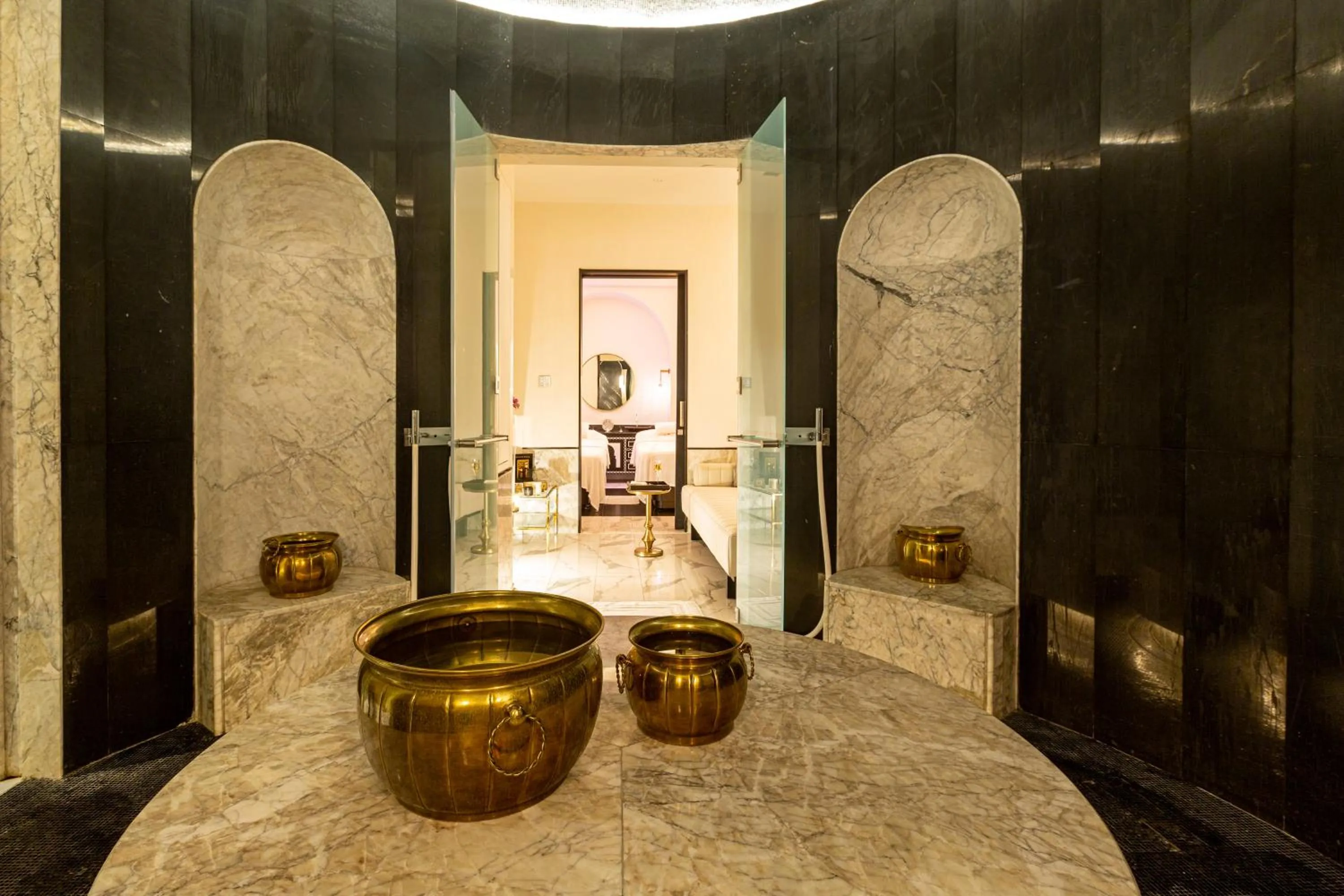 Steam room in Fairmont La Marina Rabat Sale Hotel