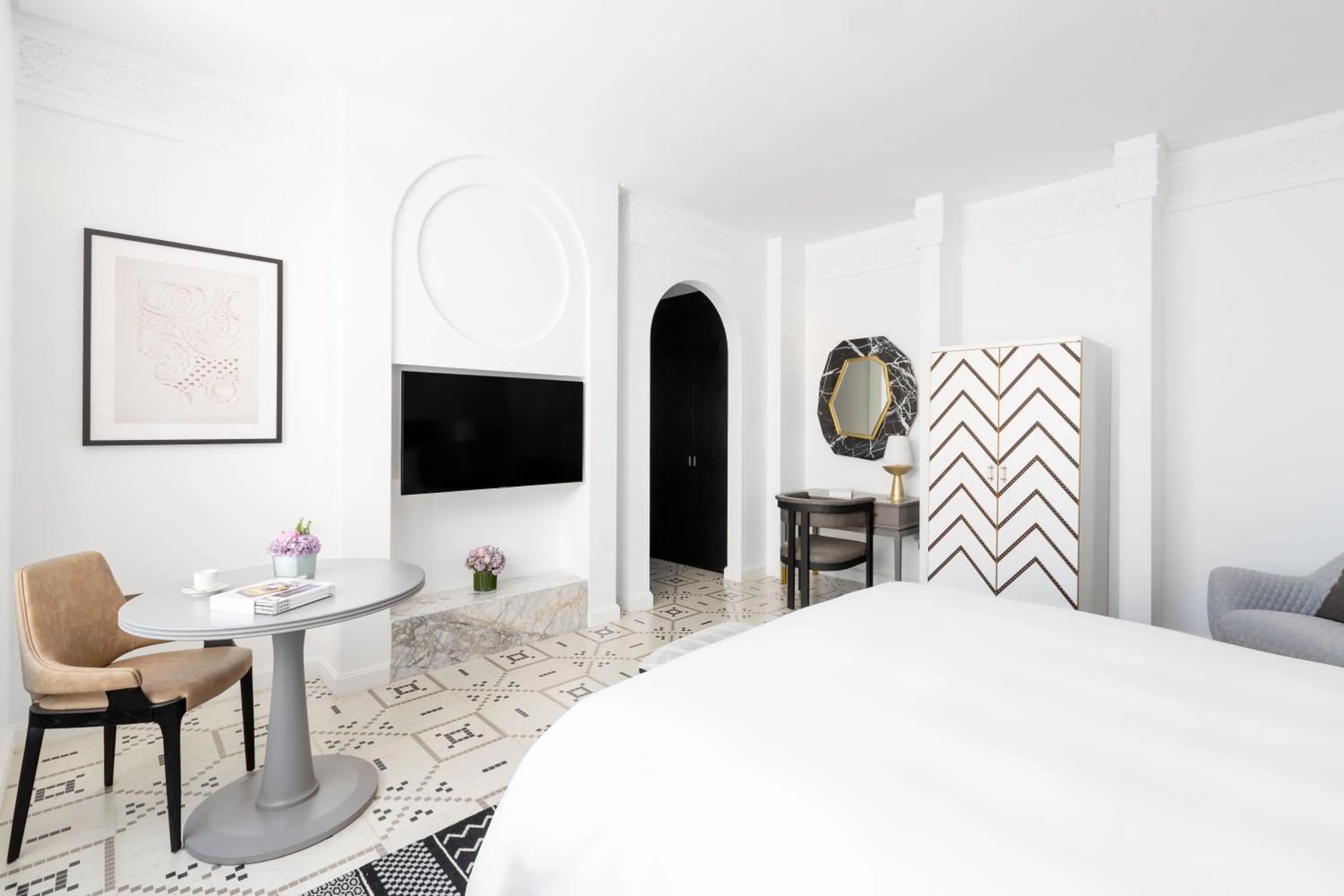 Photo of the whole room, Bed in Fairmont La Marina Rabat Sale Hotel