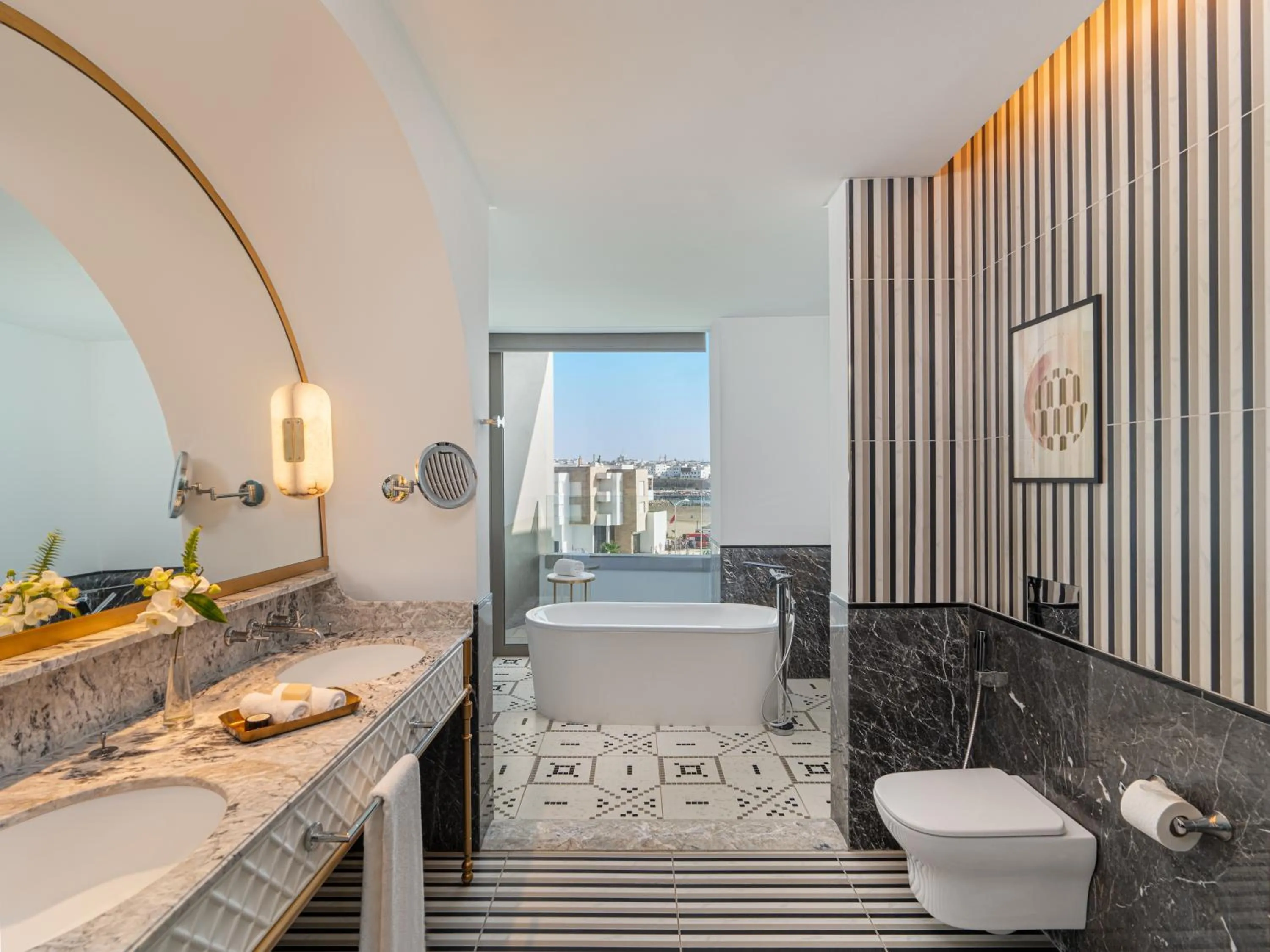 Bathroom in Fairmont La Marina Rabat Sale Hotel
