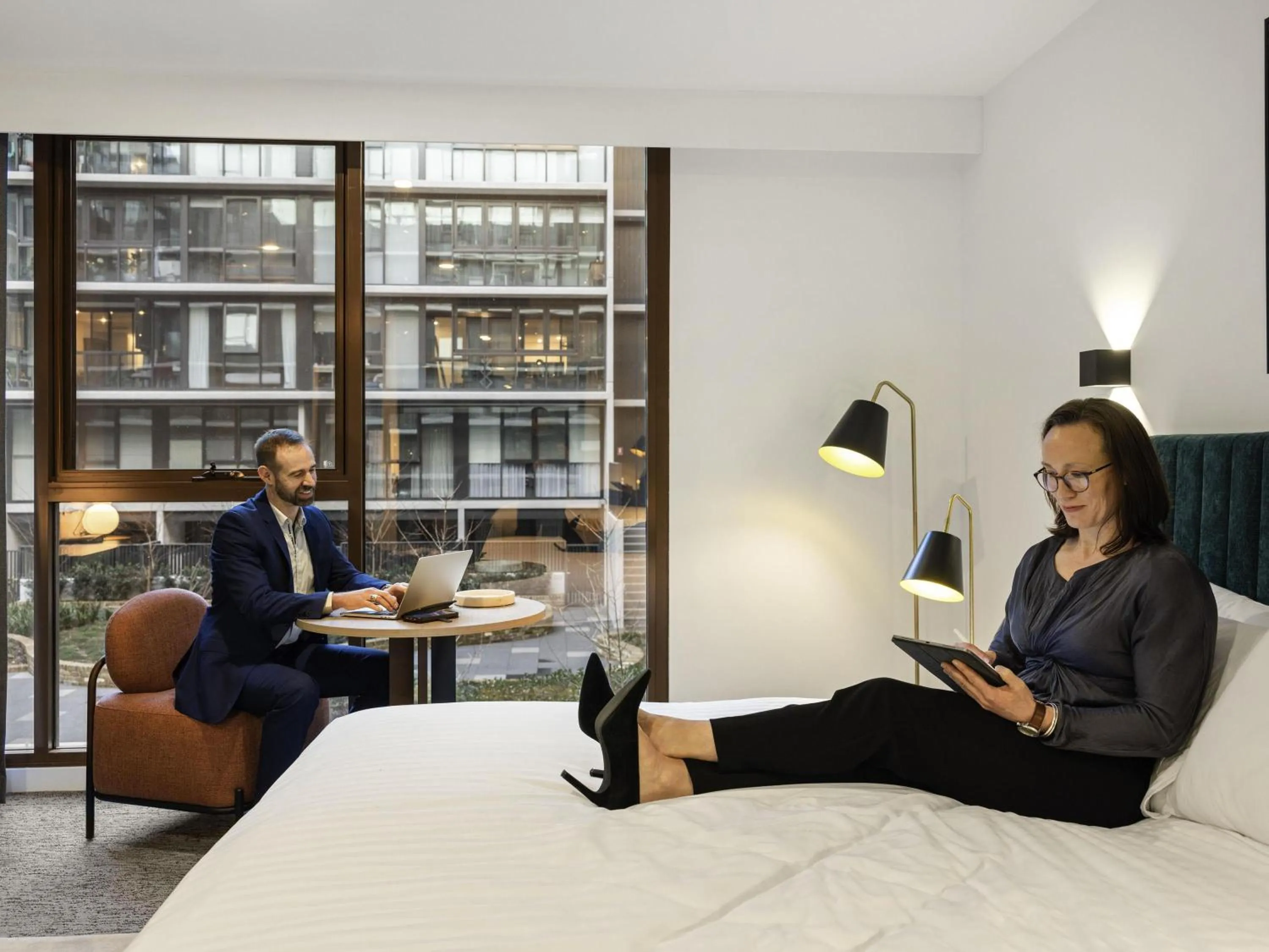 Bedroom, Bed in The Sebel Canberra Campbell