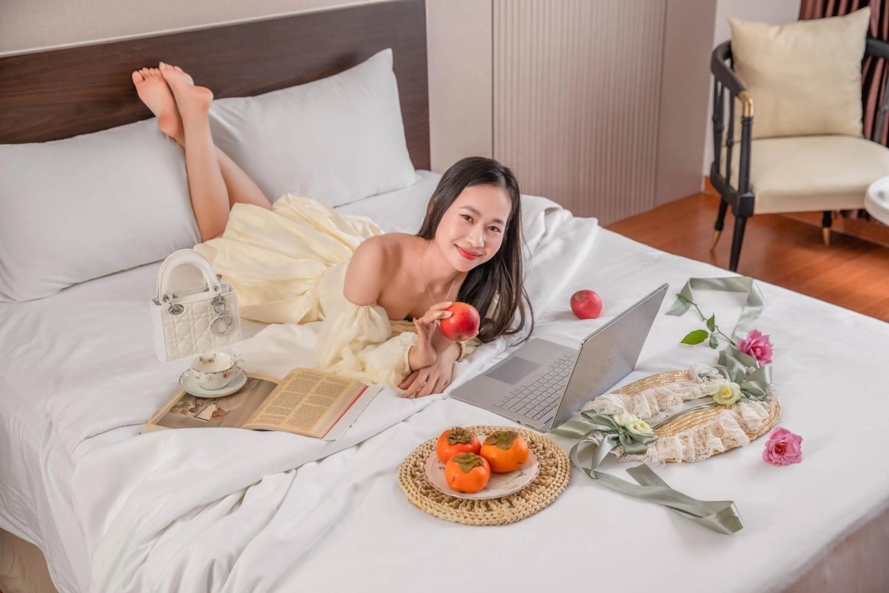 People, Bed in Haya Hotel